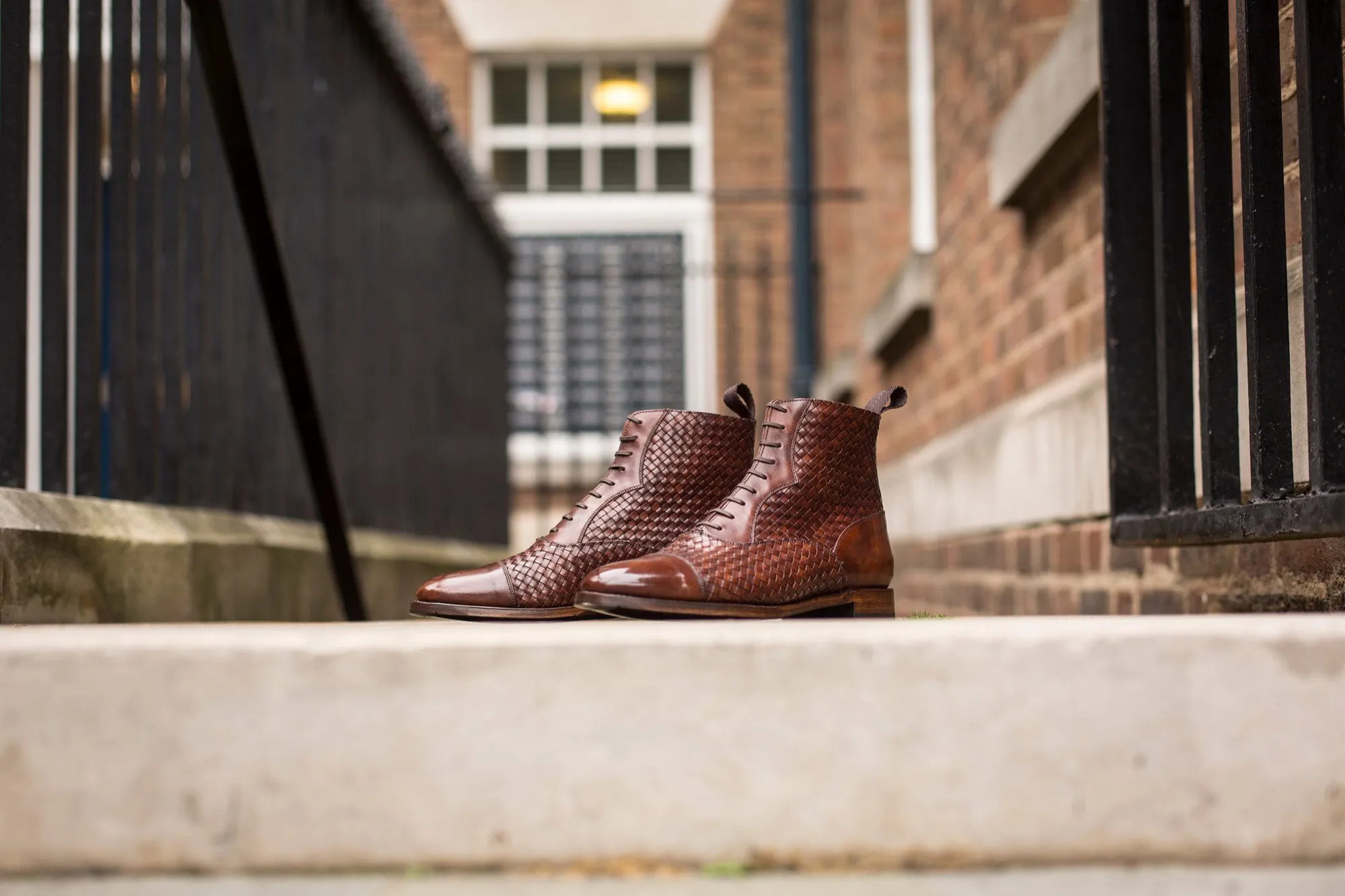 Meadowbrook - MTO - Copper Braided Museum Calf - TMG Last - Antique Single Leather Sole