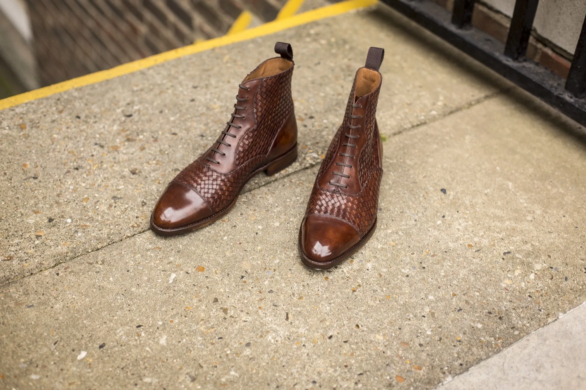 Meadowbrook - MTO - Copper Braided Museum Calf - TMG Last - Antique Single Leather Sole