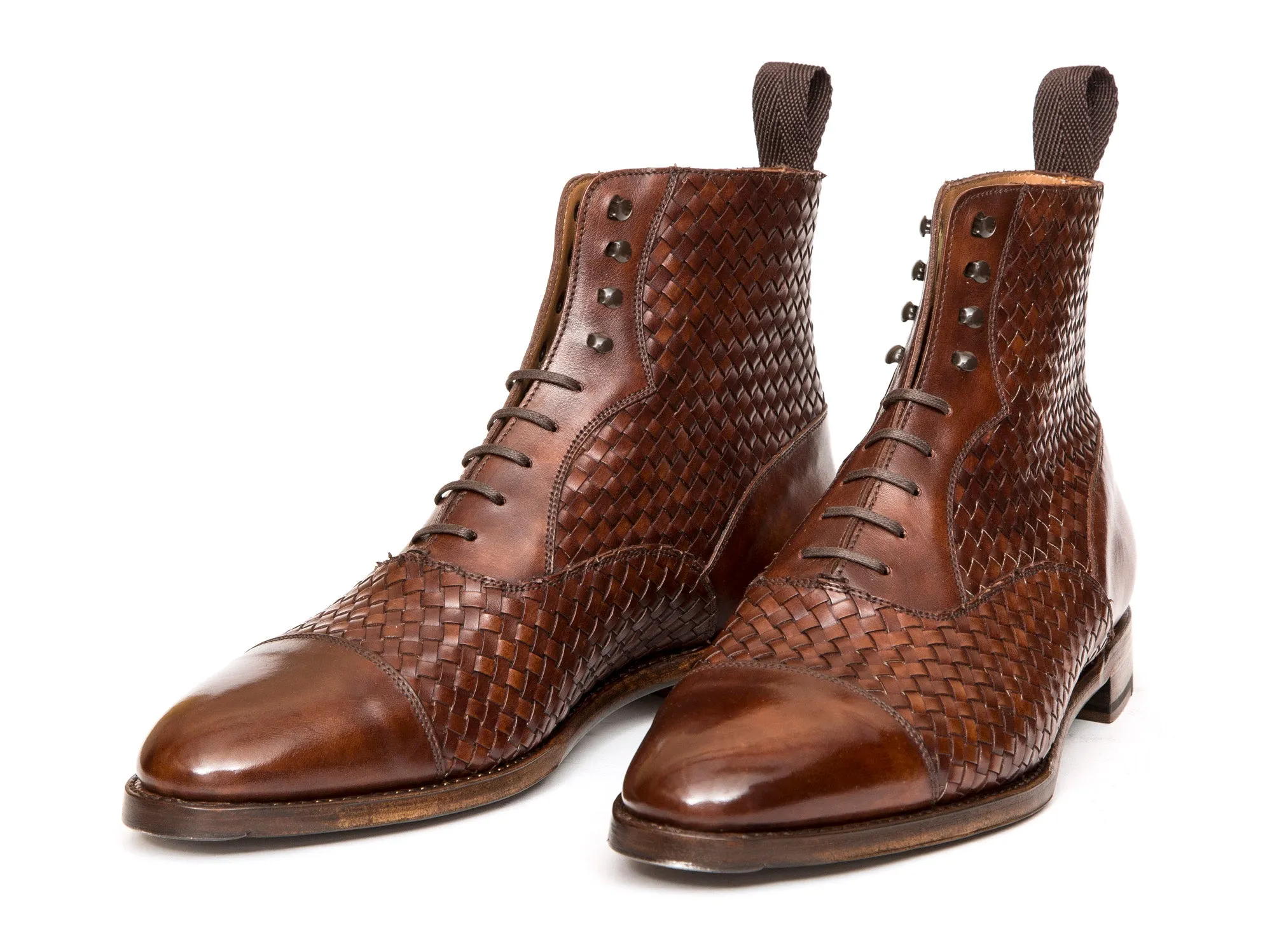 Meadowbrook - MTO - Copper Braided Museum Calf - TMG Last - Antique Single Leather Sole