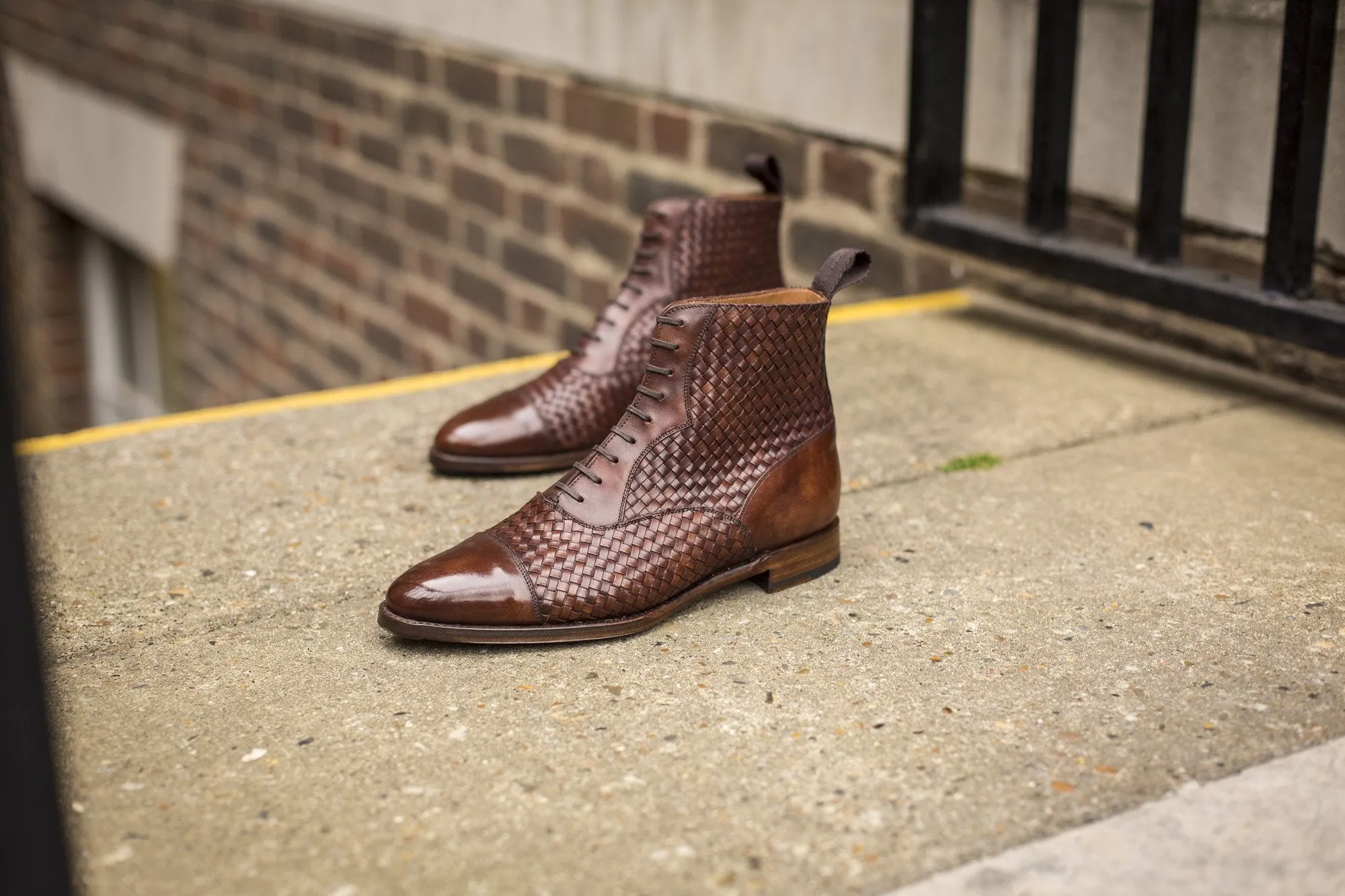 Meadowbrook - MTO - Copper Braided Museum Calf - TMG Last - Antique Single Leather Sole