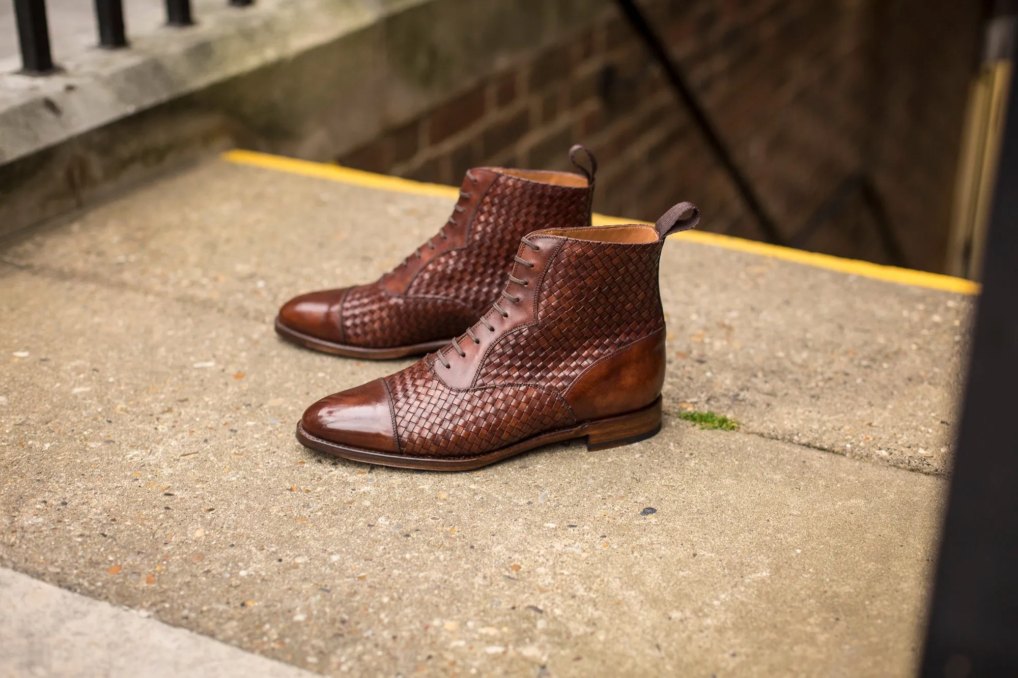 Meadowbrook - MTO - Copper Braided Museum Calf - TMG Last - Antique Single Leather Sole