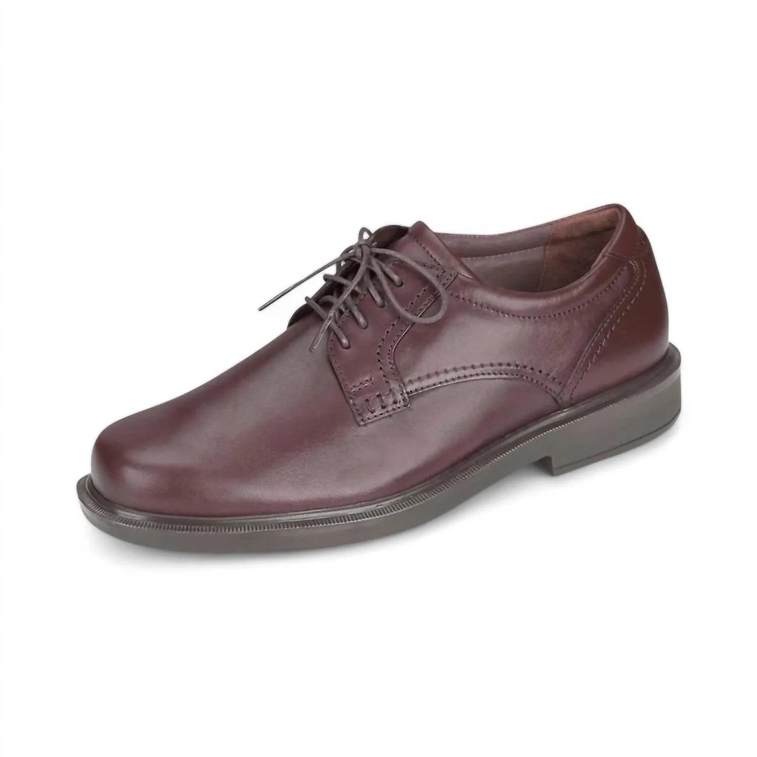 Men's Ambassador Lace Up Oxford Shoes - Narrow Width In Brown