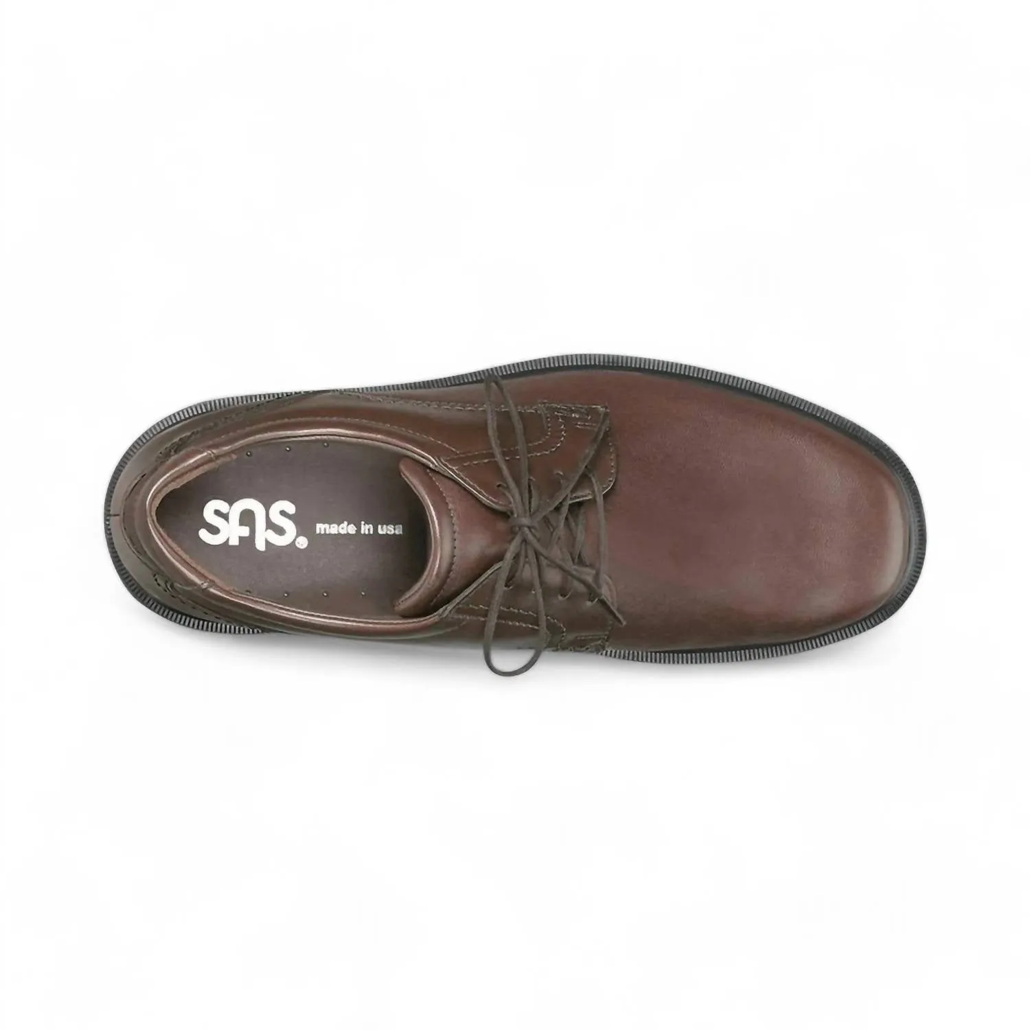 Men's Ambassador Lace Up Oxford Shoes - Narrow Width In Brown