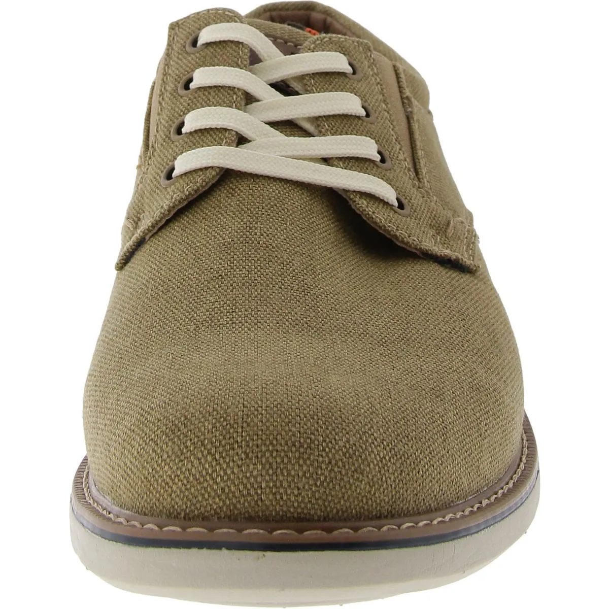 Mens Canvas Memory Foam Derby Shoes