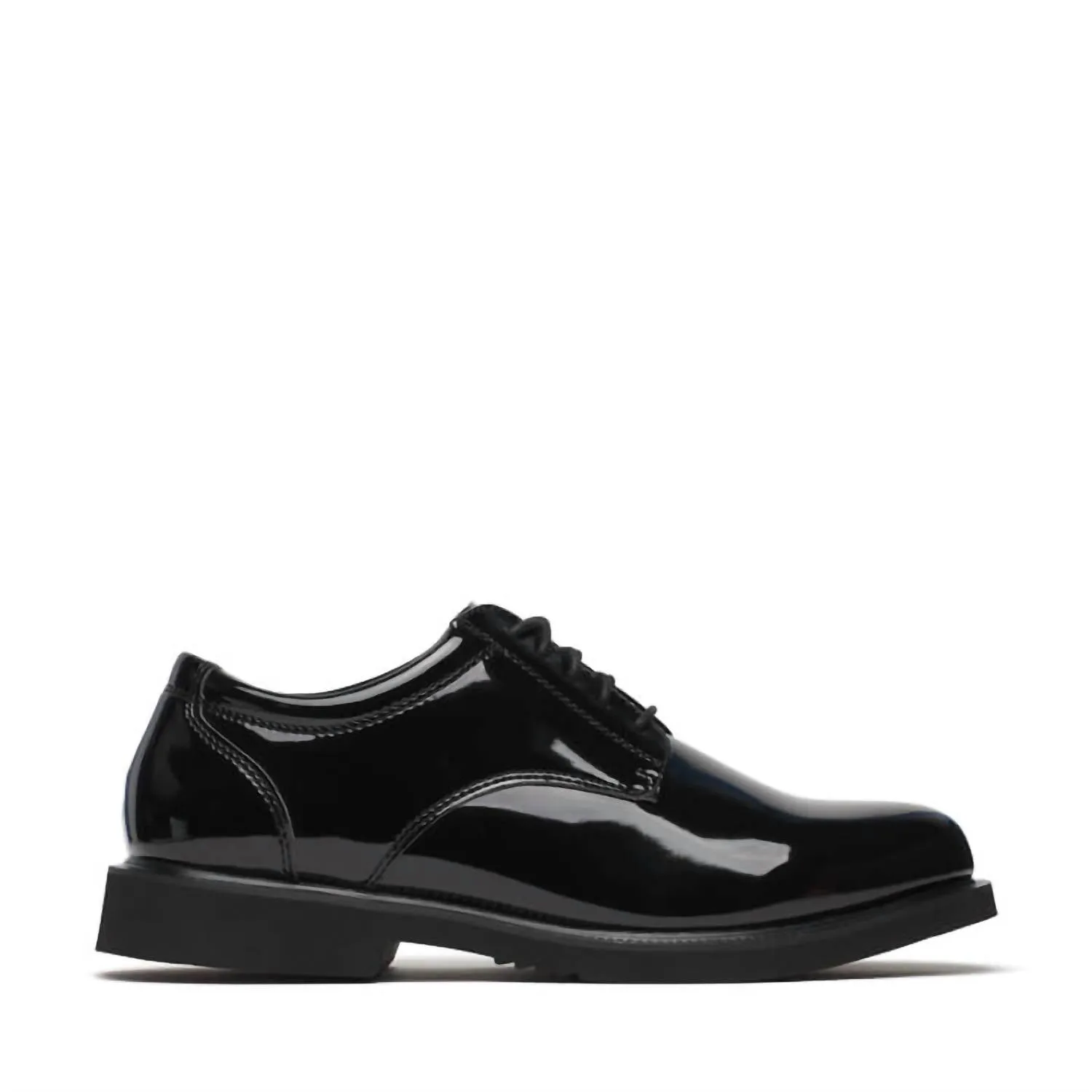 Men's Classics Uniform Poromeric Oxford Shoes In Black Patent