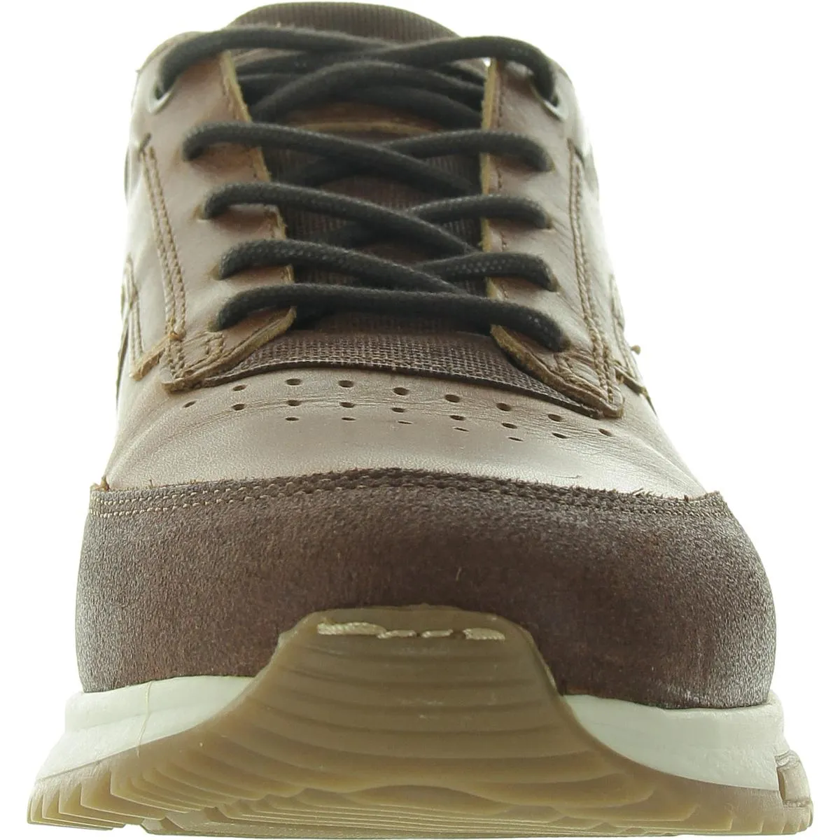 Mens Lace-Up Leather Derby Shoes