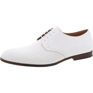 Mens Lace-Up Leather Derby Shoes