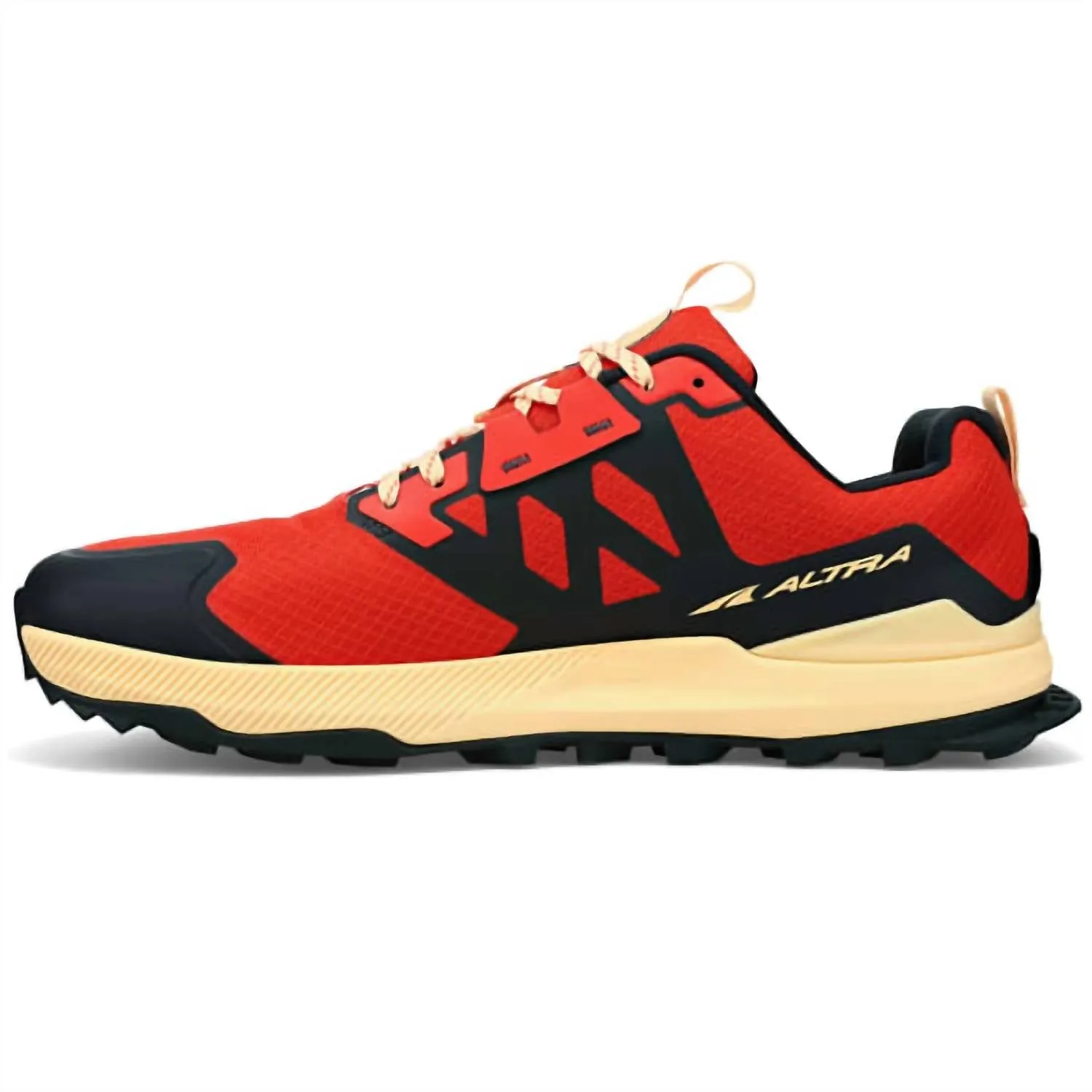 Men's Lone Peak 7 Trail Running Shoes In Red/orange