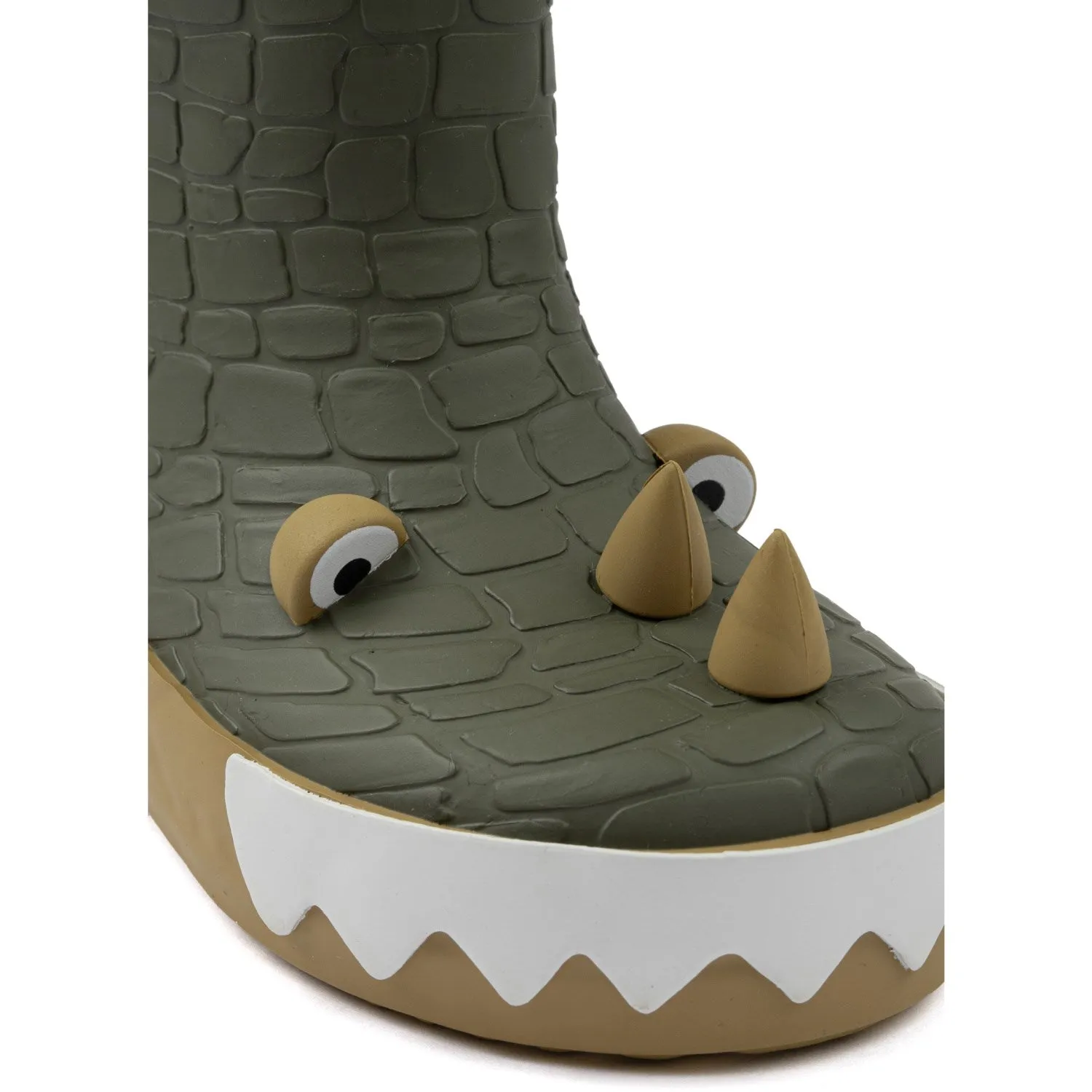 Mikk-Line Dusty Olive Dragon 3D Wellies Babykids_Mikk-Line