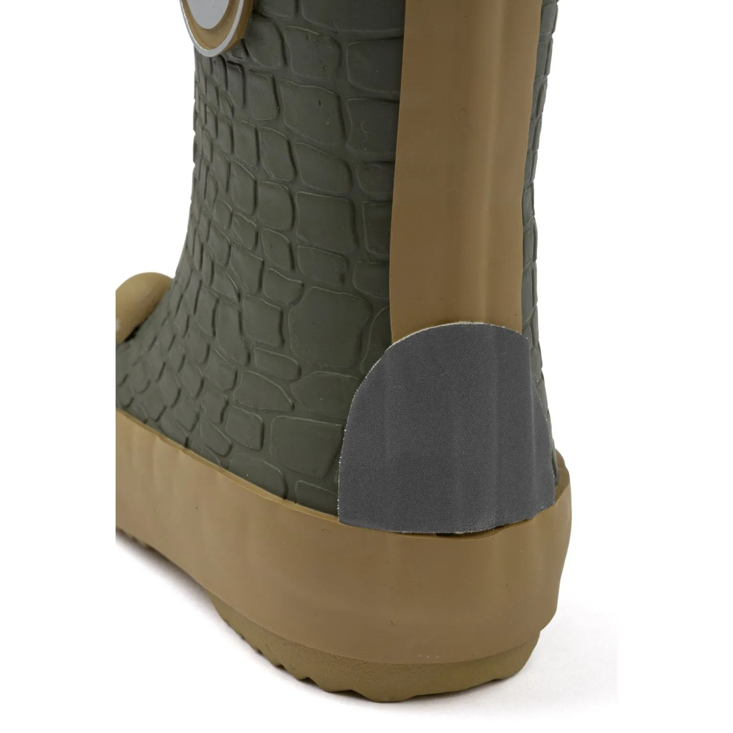 Mikk-Line Dusty Olive Dragon 3D Wellies Babykids_Mikk-Line