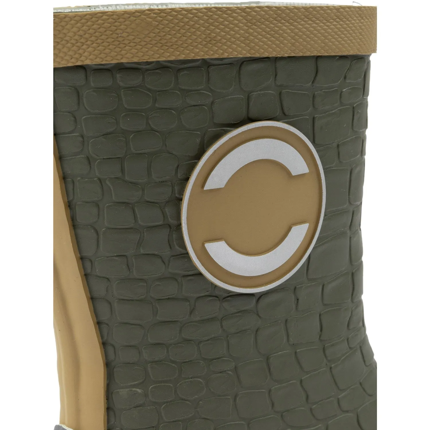 Mikk-Line Dusty Olive Dragon 3D Wellies Babykids_Mikk-Line