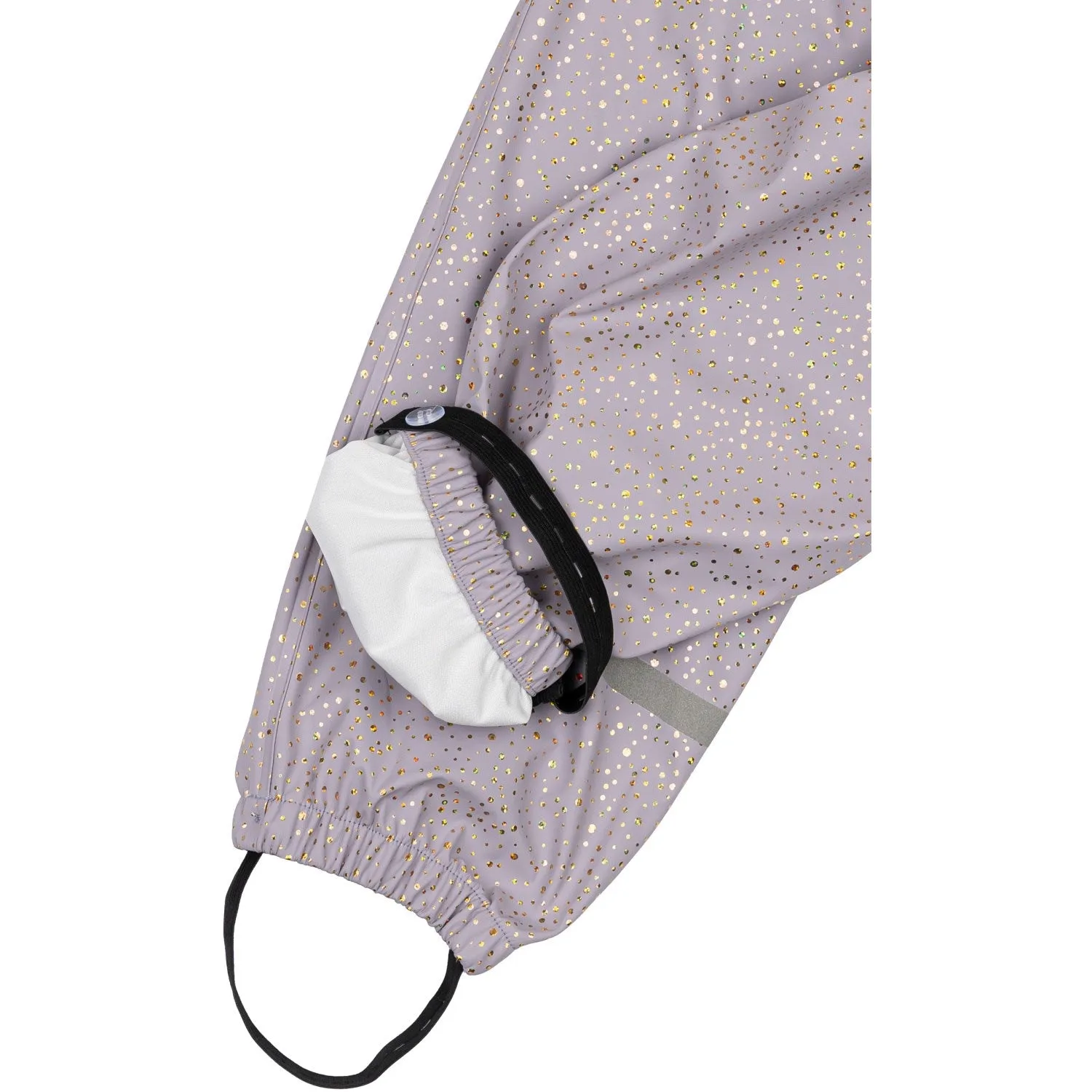 Mikk-Line Lavender Aura Suspenders PU Glitter Rain Set Recycled Babykids_Mikk-Line