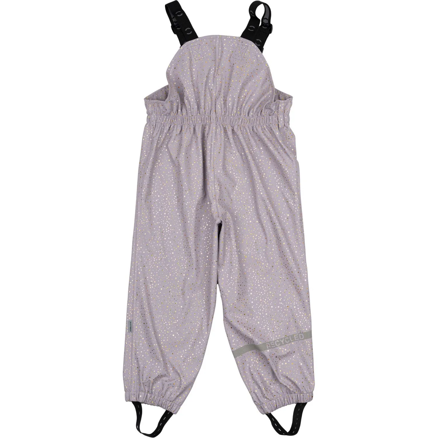 Mikk-Line Lavender Aura Suspenders PU Glitter Rain Set Recycled Babykids_Mikk-Line