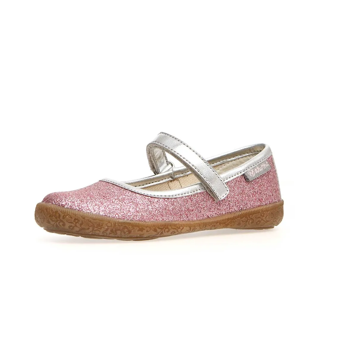 Naturino Girl's Pavia Pink Glitter Mary Jane (Sizes 26-29) Naturino Kid's Shoes