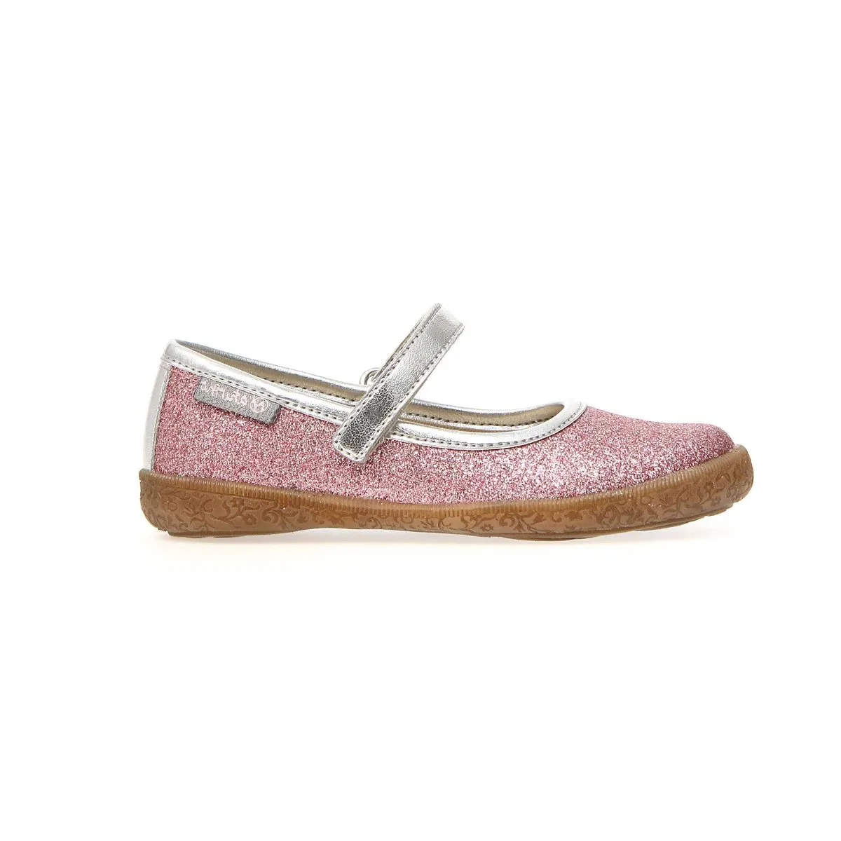 Naturino Girl's Pavia Pink Glitter Mary Jane (Sizes 26-29) Naturino Kid's Shoes