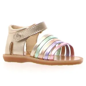 Naturino Toddler's (Sizes 23-27) Rubino 02 Gold Multi Metallic Naturino Kid's Shoes