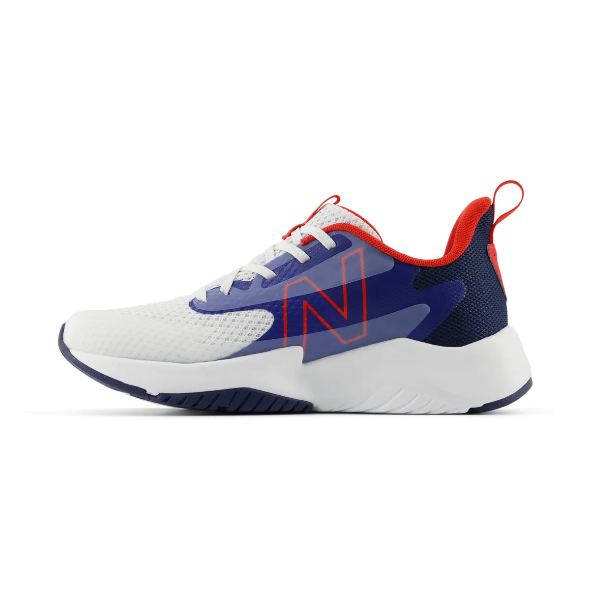 New Balance Kid's (Grade School) Rave Run v2 GKRAVAM2 Team Royal/White/True Red New Balance Shoes