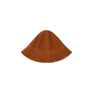 Organic Zoo Terry Sun Hat  - Terracotta Babykids Organic Zoo