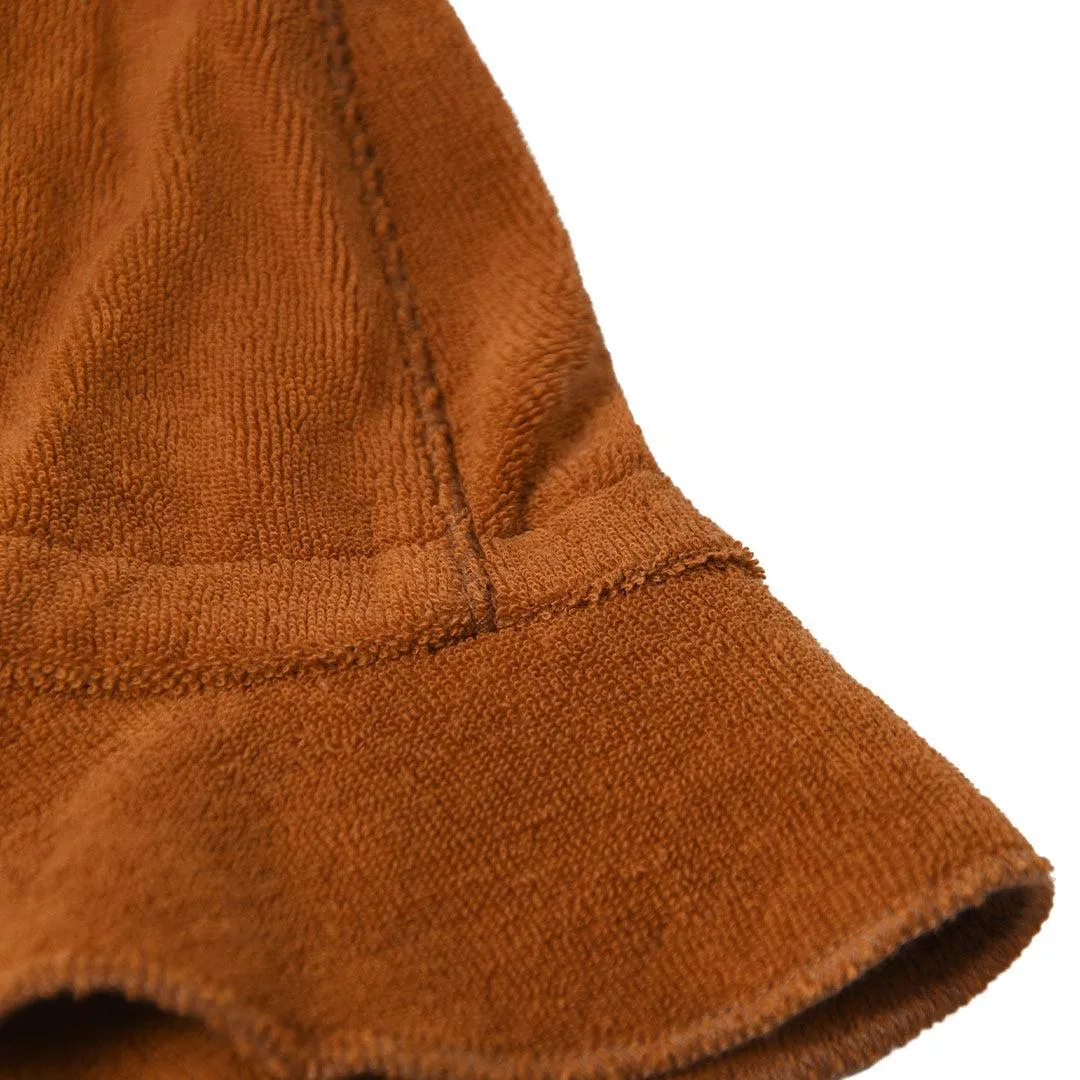 Organic Zoo Terry Sun Hat  - Terracotta Babykids Organic Zoo