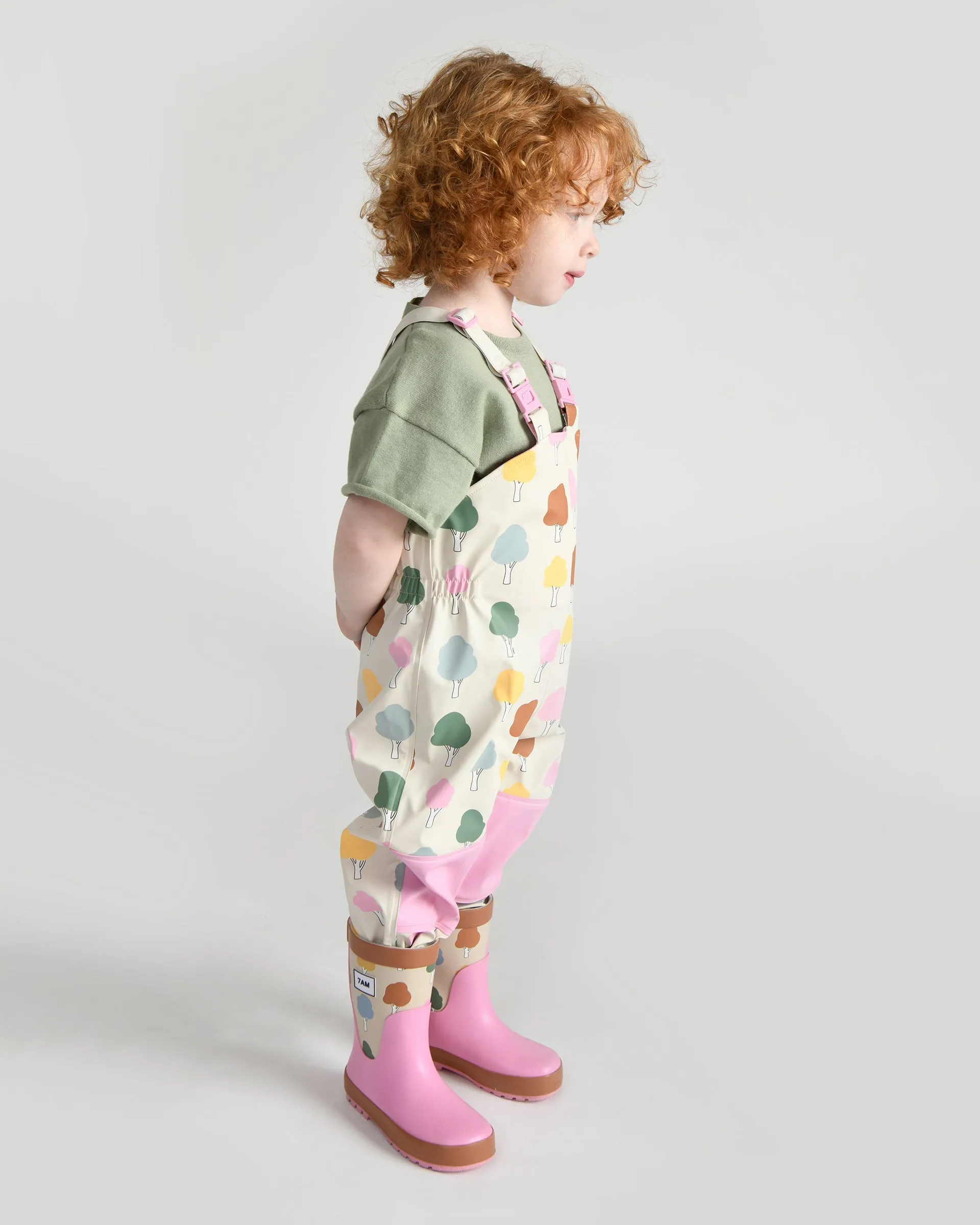 Rain Suspender Pants Babykids_7am-Enfant