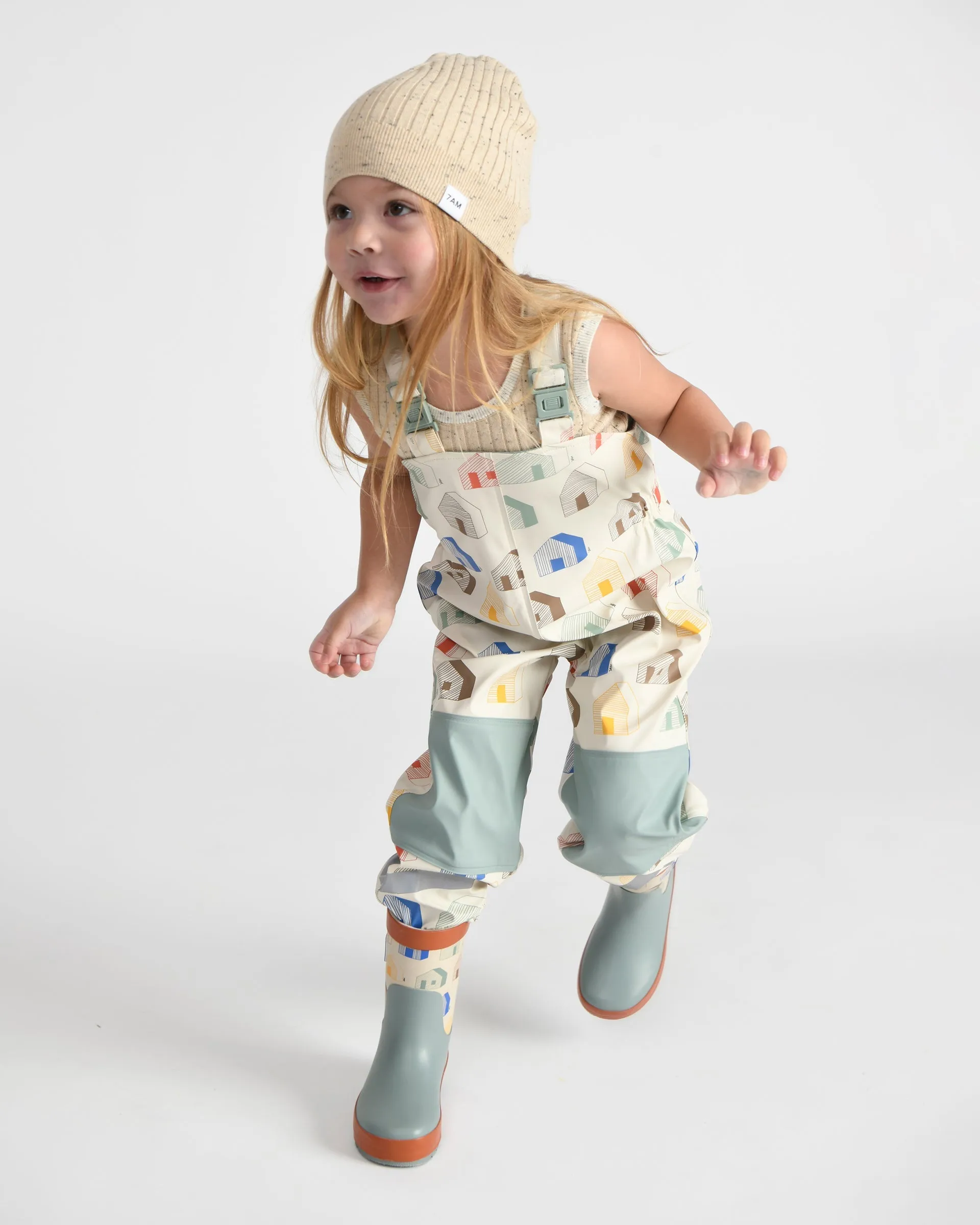 Rain Suspender Pants Babykids_7am-Enfant