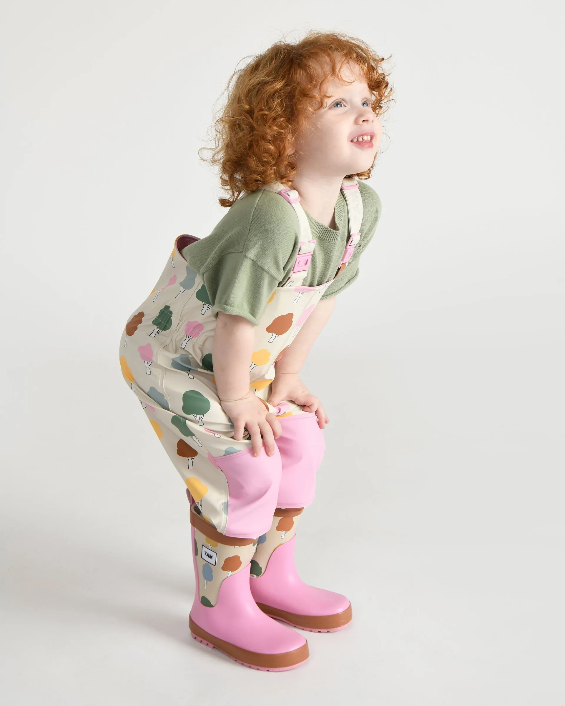 Rain Suspender Pants Babykids_7am-Enfant