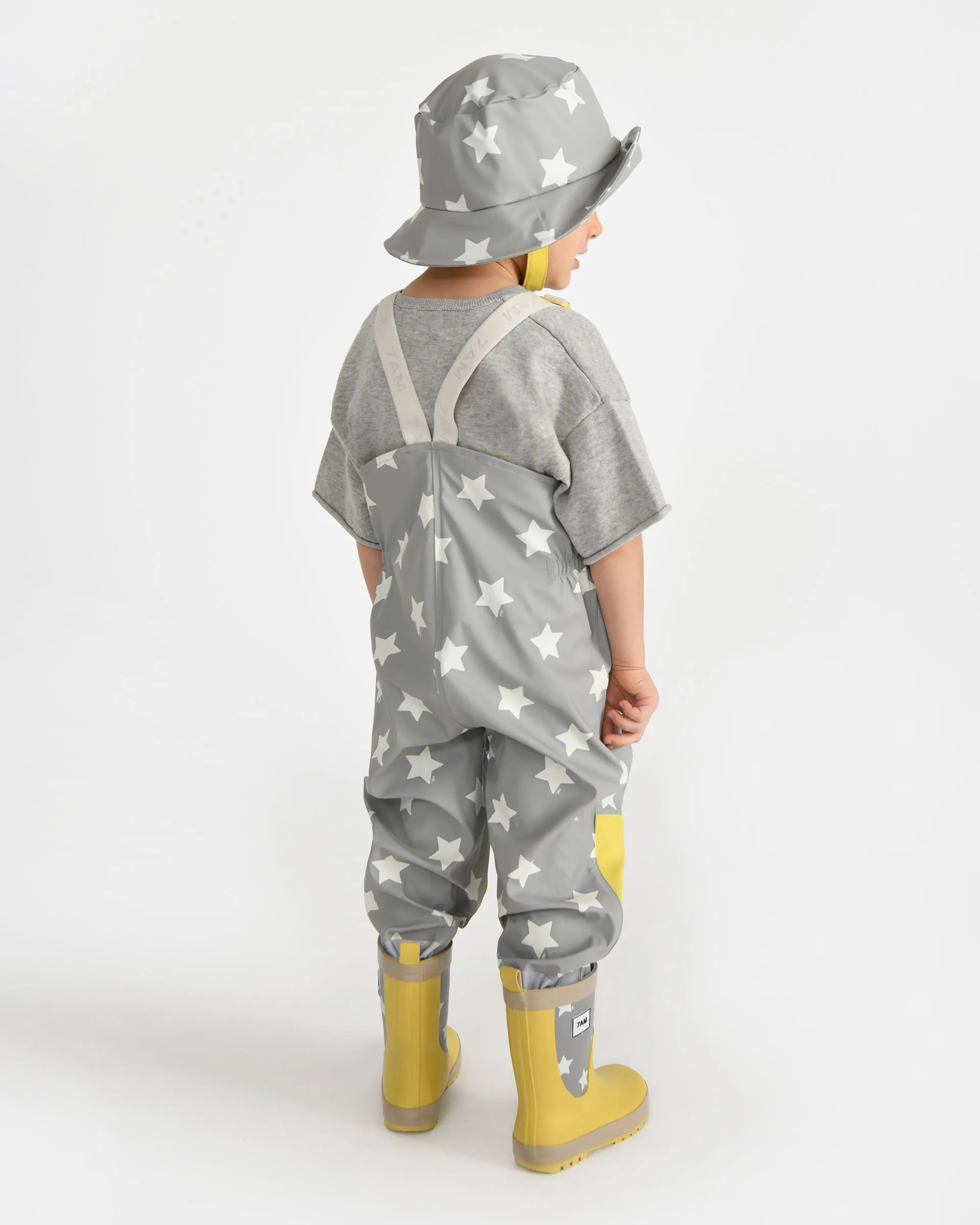 Rain Suspender Pants Babykids_7am-Enfant