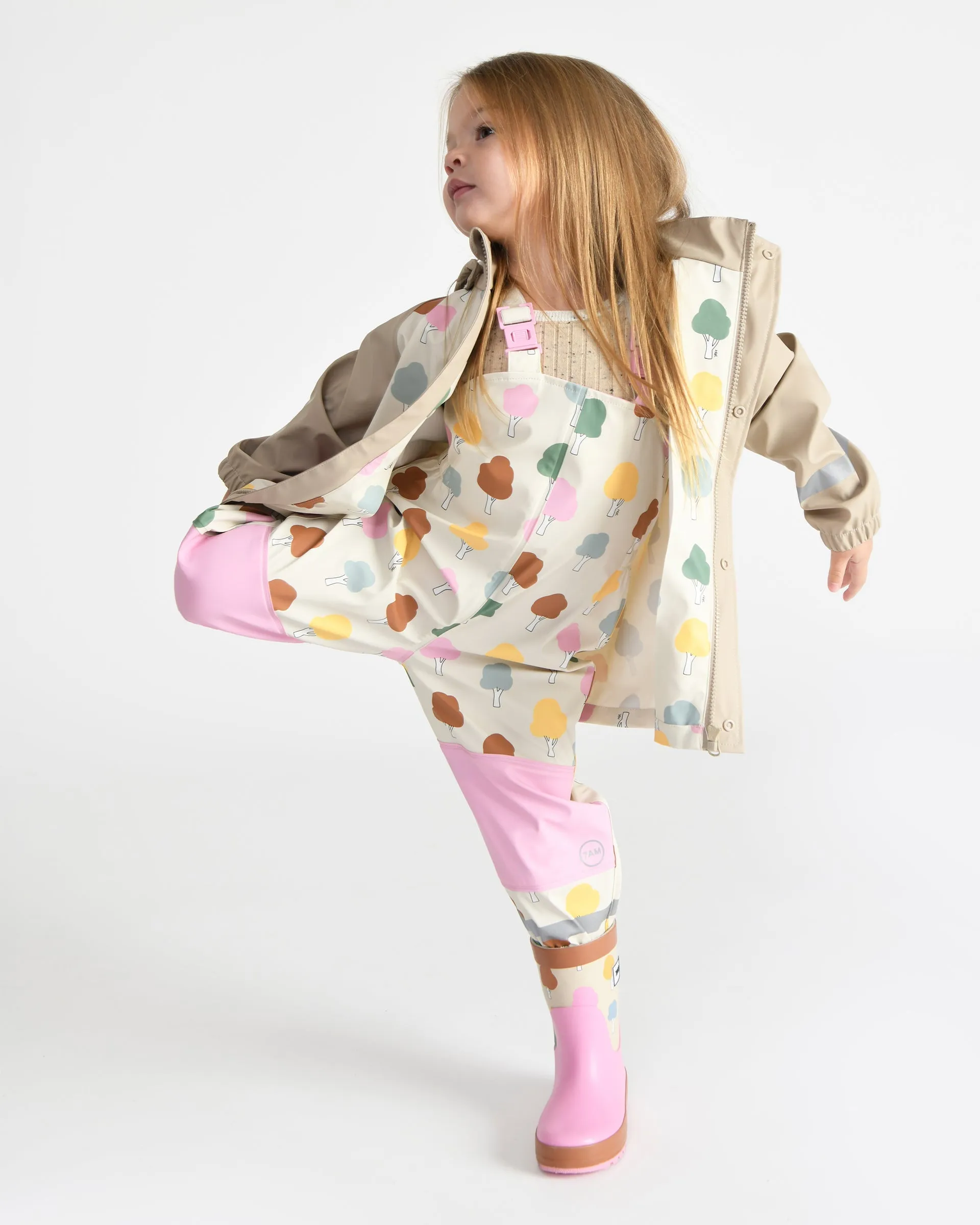 Rain Suspender Pants Babykids_7am-Enfant