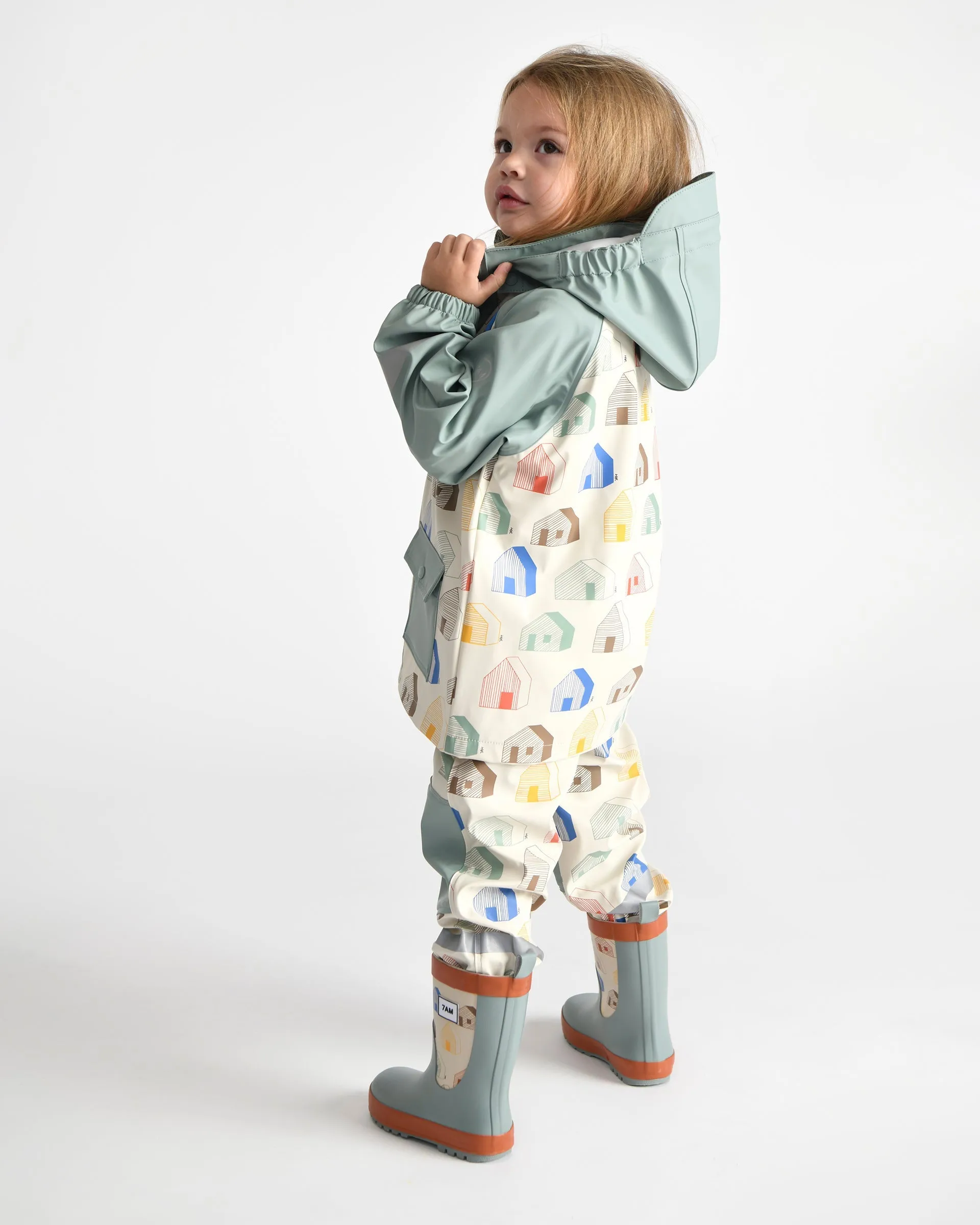 Rain Suspender Pants Babykids_7am-Enfant