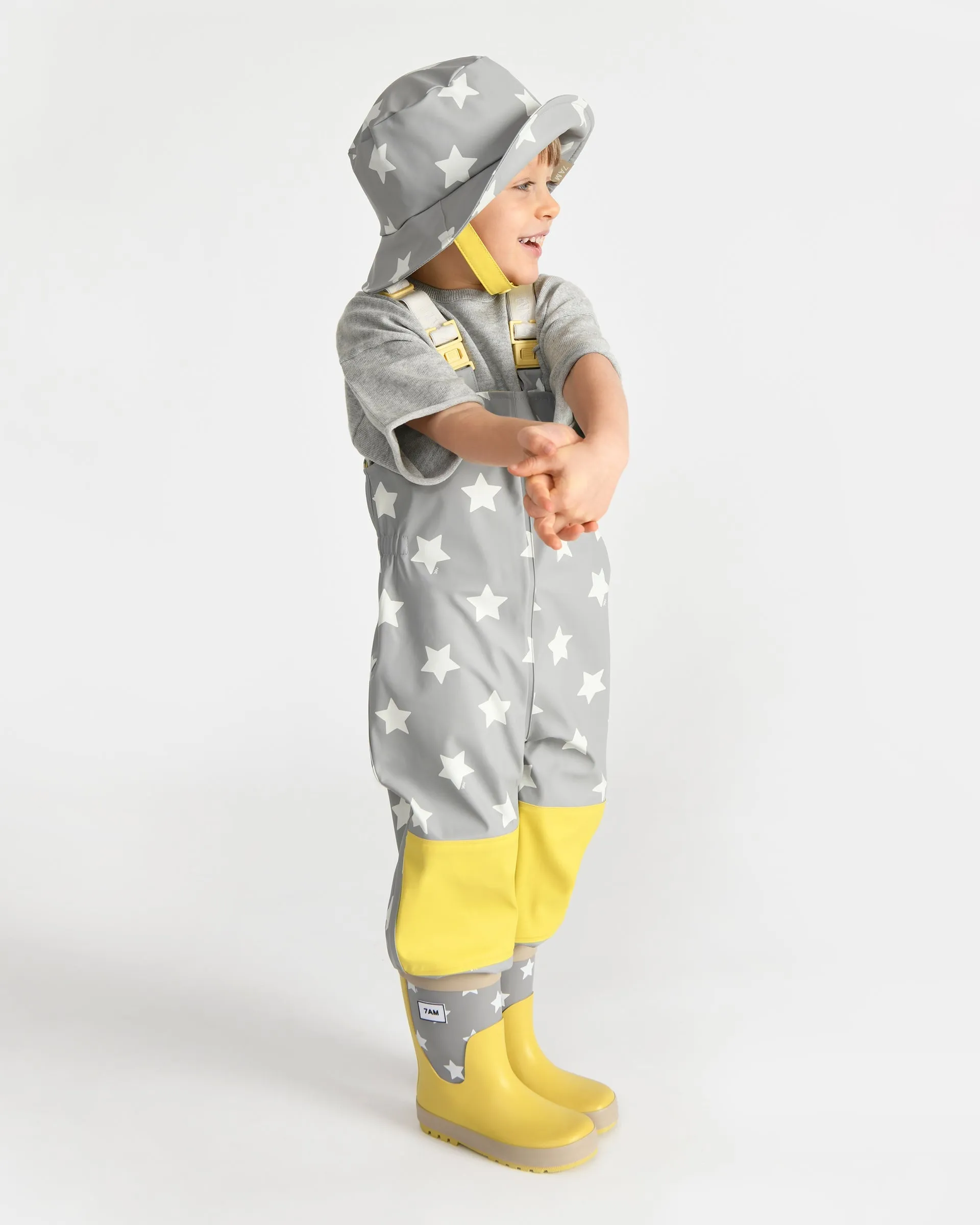 Rain Suspender Pants Babykids_7am-Enfant