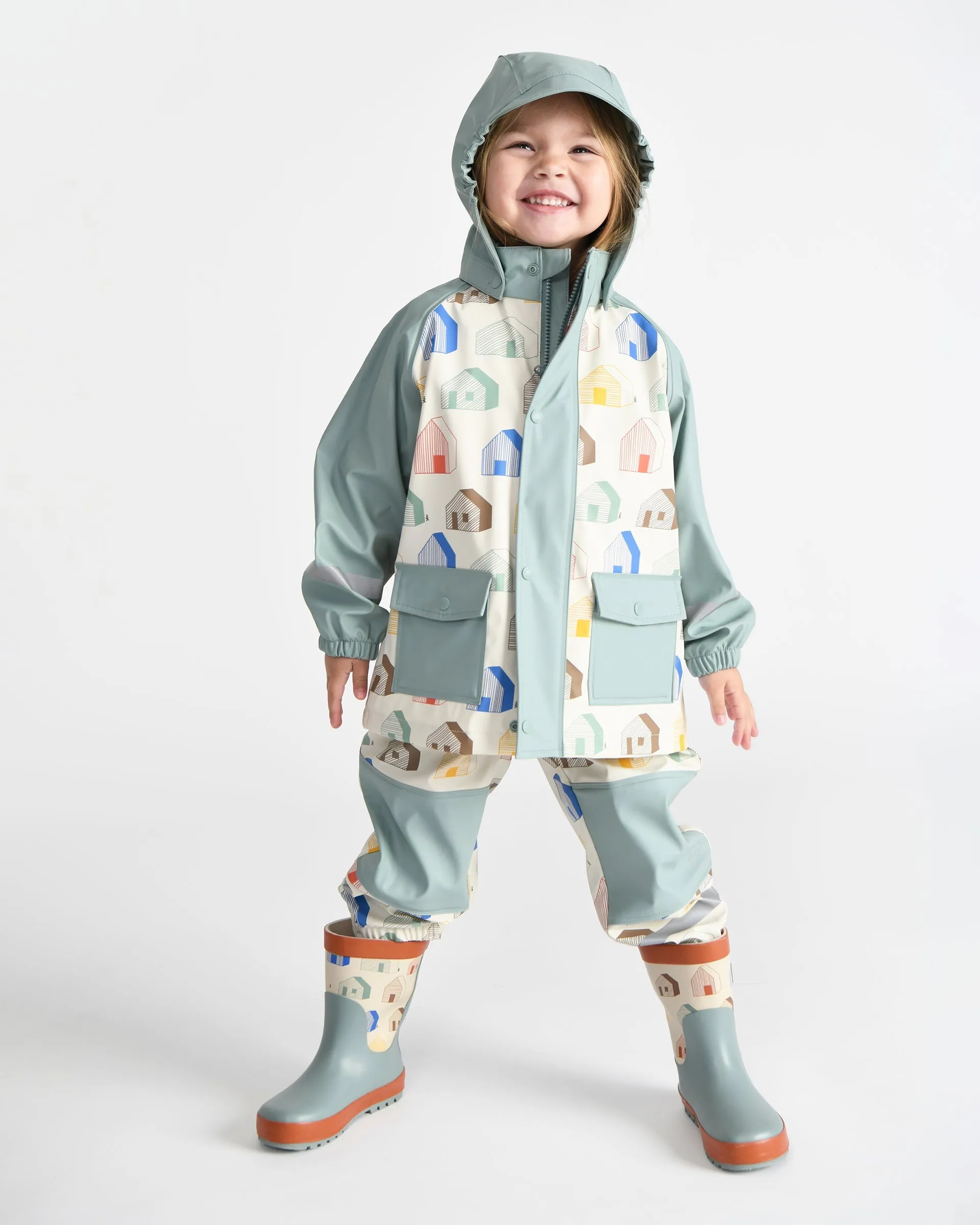 Rain Suspender Pants Babykids_7am-Enfant