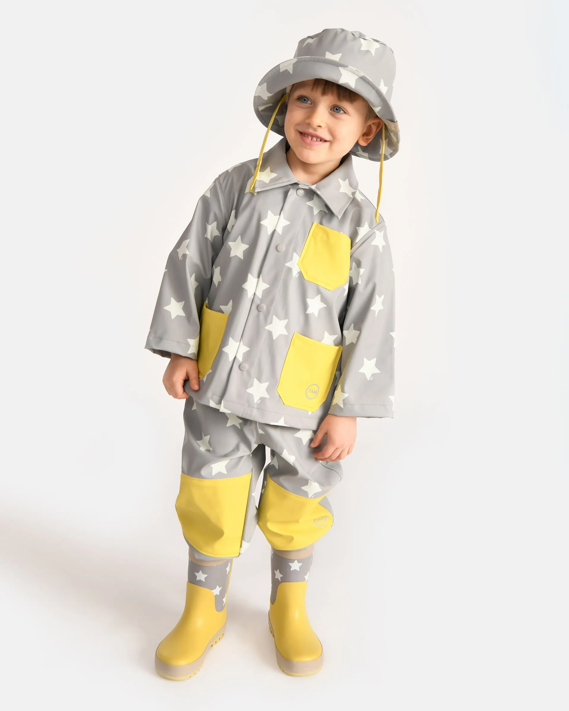Rain Suspender Pants Babykids_7am-Enfant