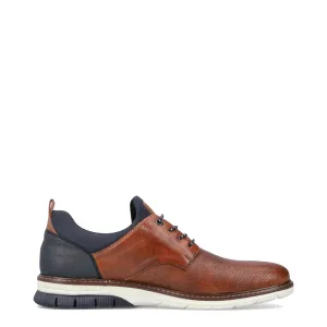 Rieker Men's Dustin 50 Perfed Shoe in Tan