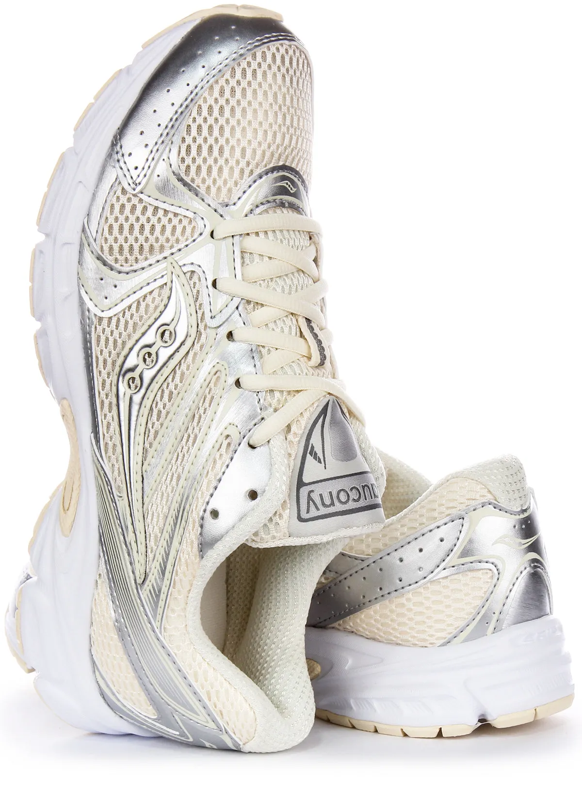 Saucony Ride Millennium In Cream For Women Shoes Saucony