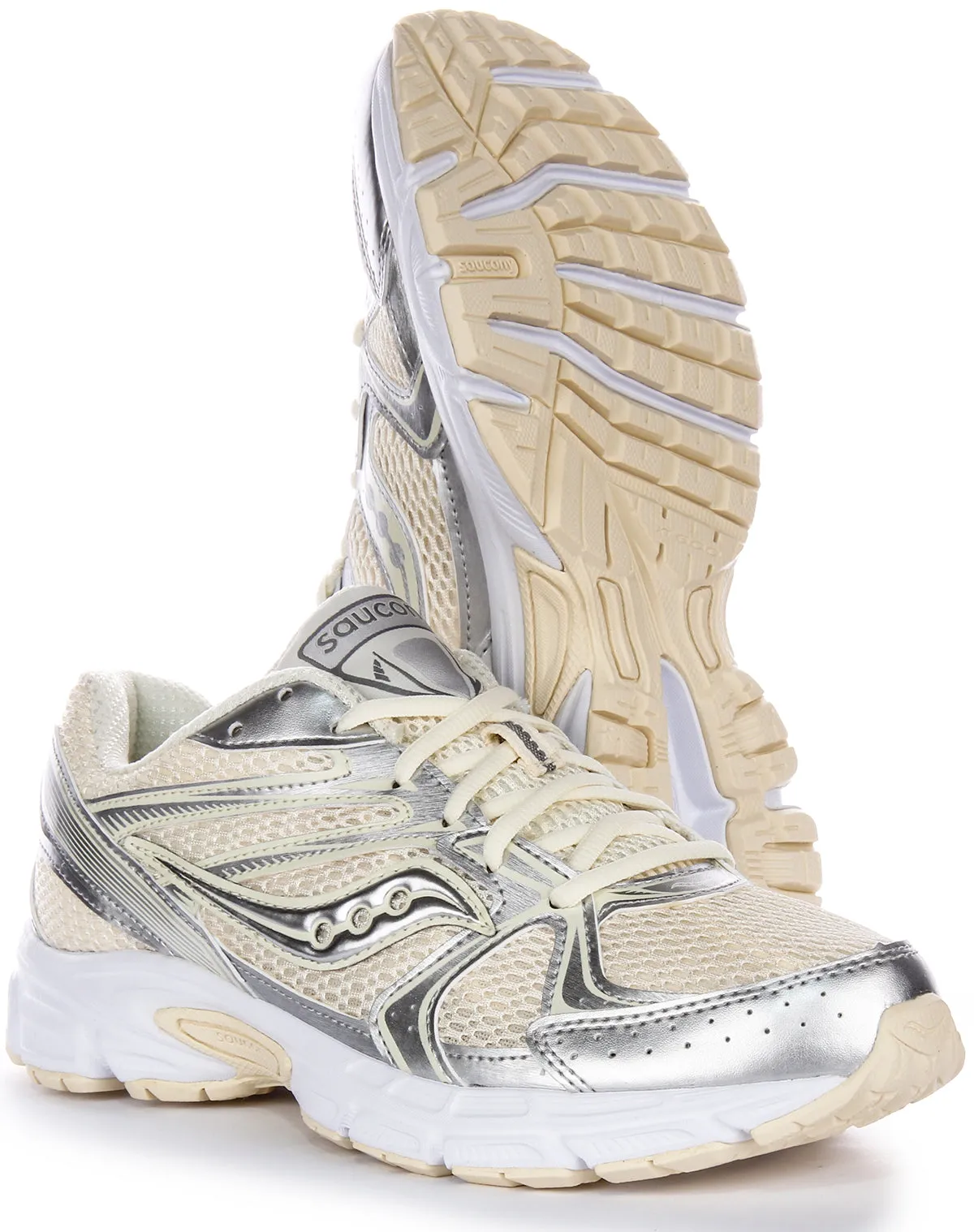 Saucony Ride Millennium In Cream For Women Shoes Saucony