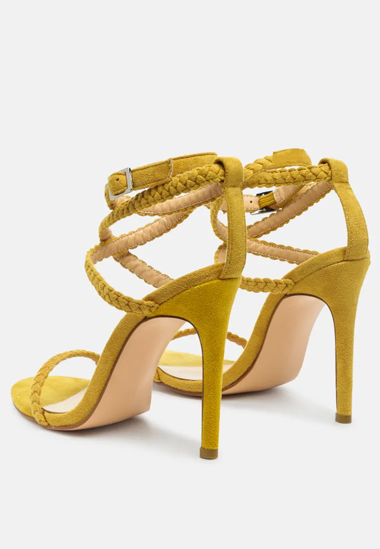 sherri suede stiletto sling-back sandals