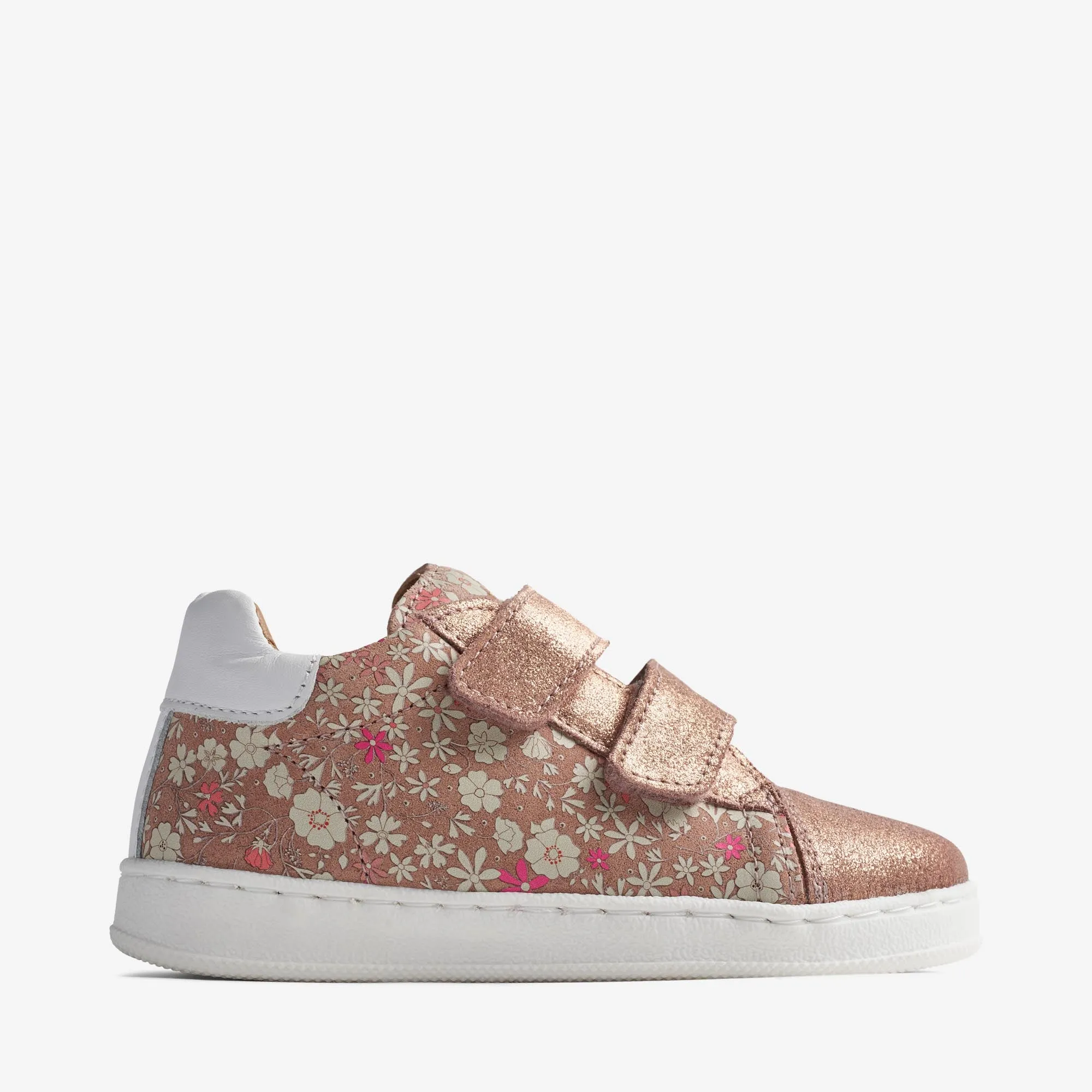 Sneaker Velo - rose white flowers