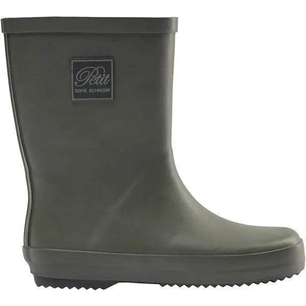 Sofie Schnoor Gummistøvler Army Green Babykids_Sofie-Schnoor