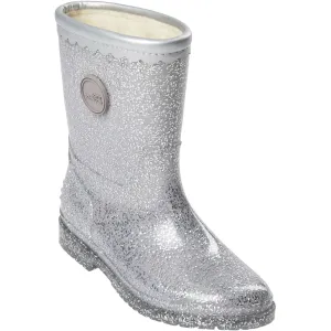 Sofie Schnoor Silver Rubber Boots Babykids_Sofie-Schnoor