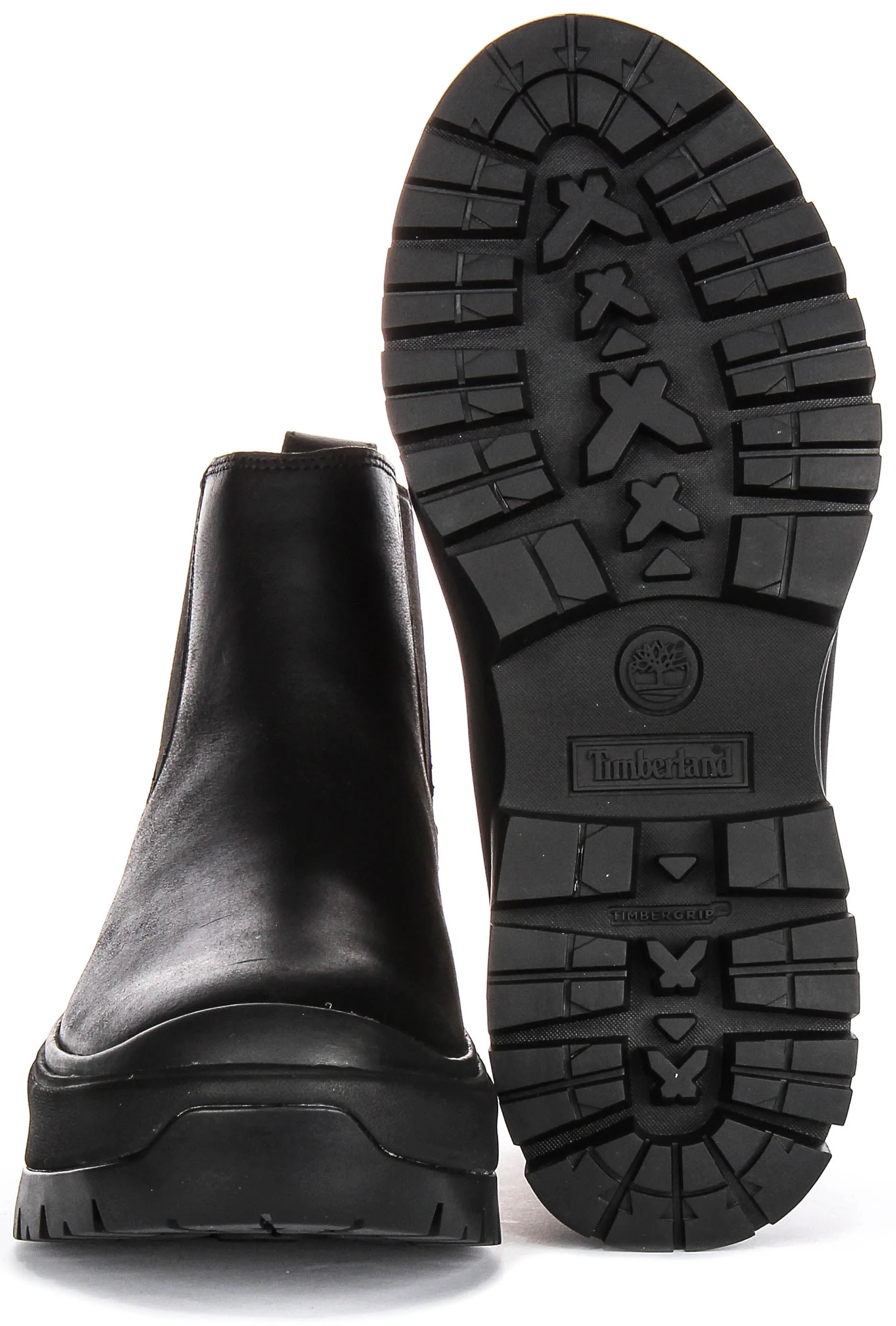 Timberland Roxie Lane Chelsea A28Xm In Black Leather Shoes Timberland