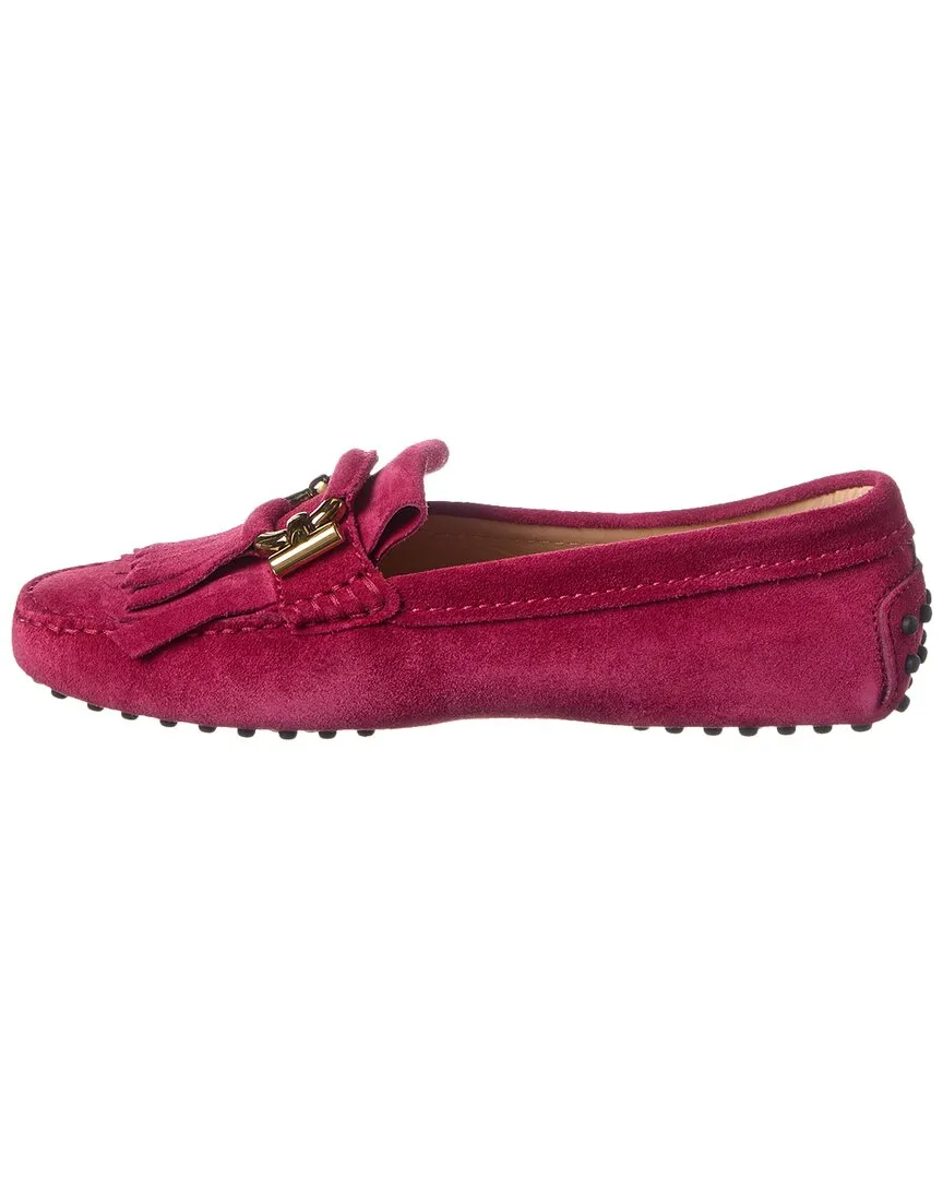 TOD’s Logo Suede Loafer