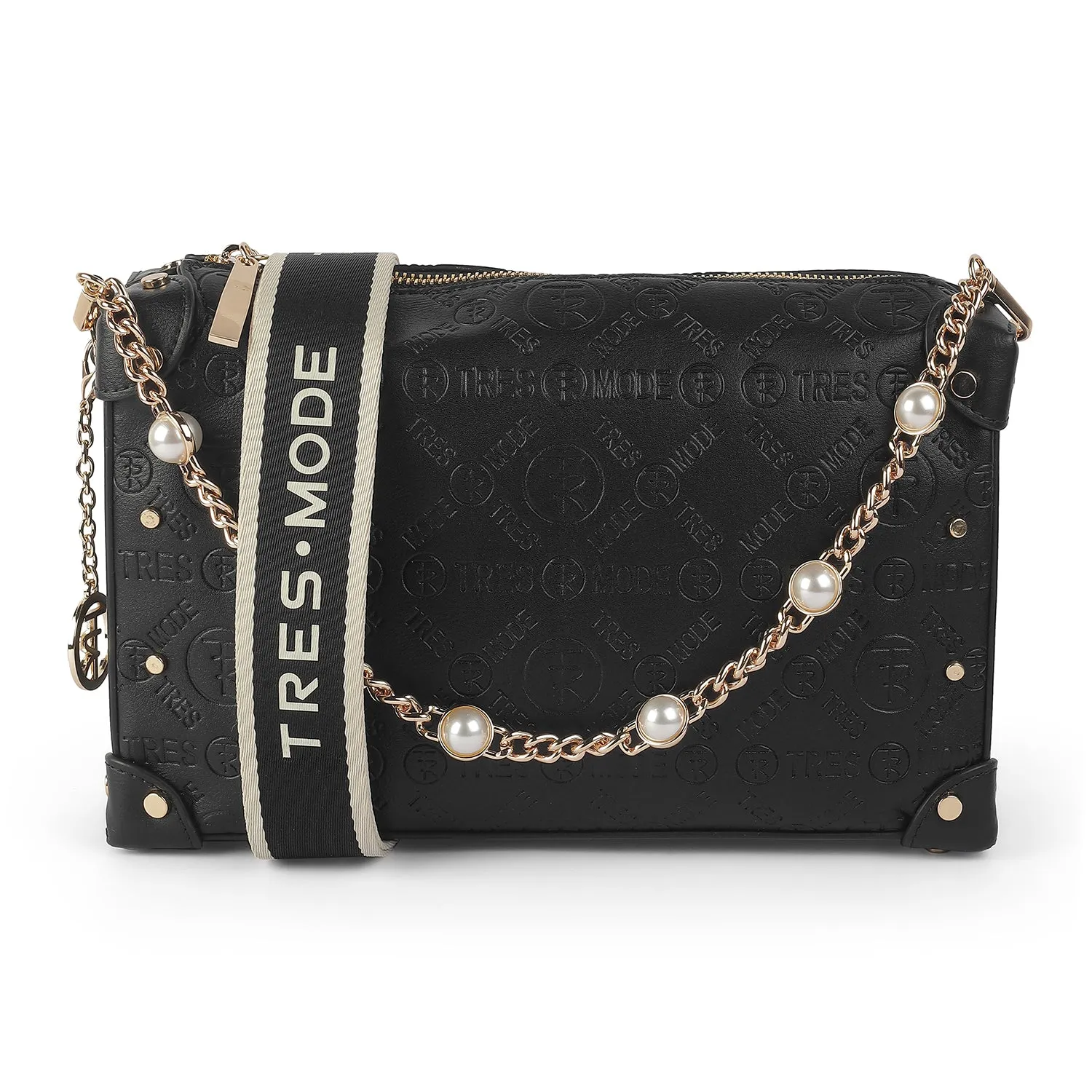 Tresmode Bussero Black Women's Sling Bag