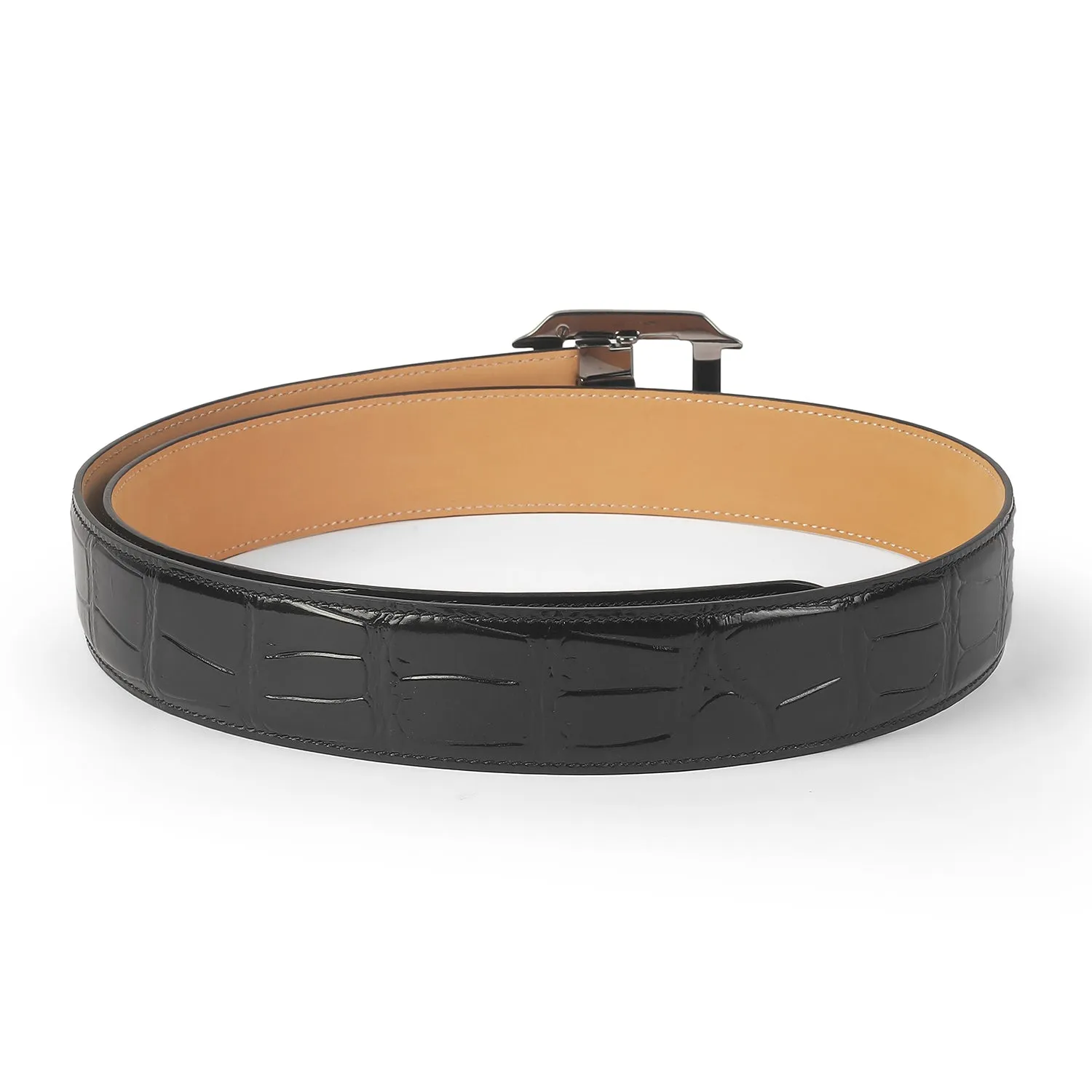 Tresmode Crux Black Men's Leather Belt