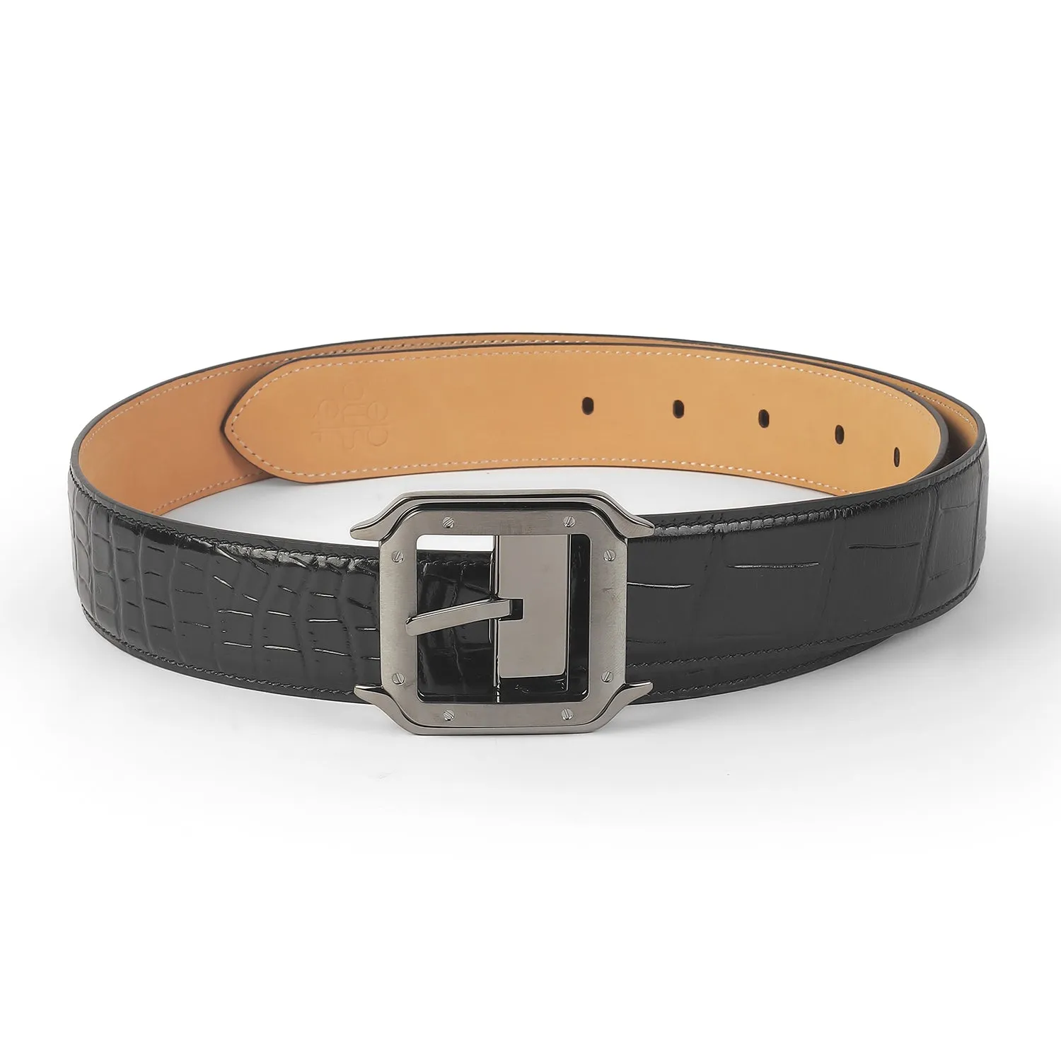 Tresmode Crux Black Men's Leather Belt