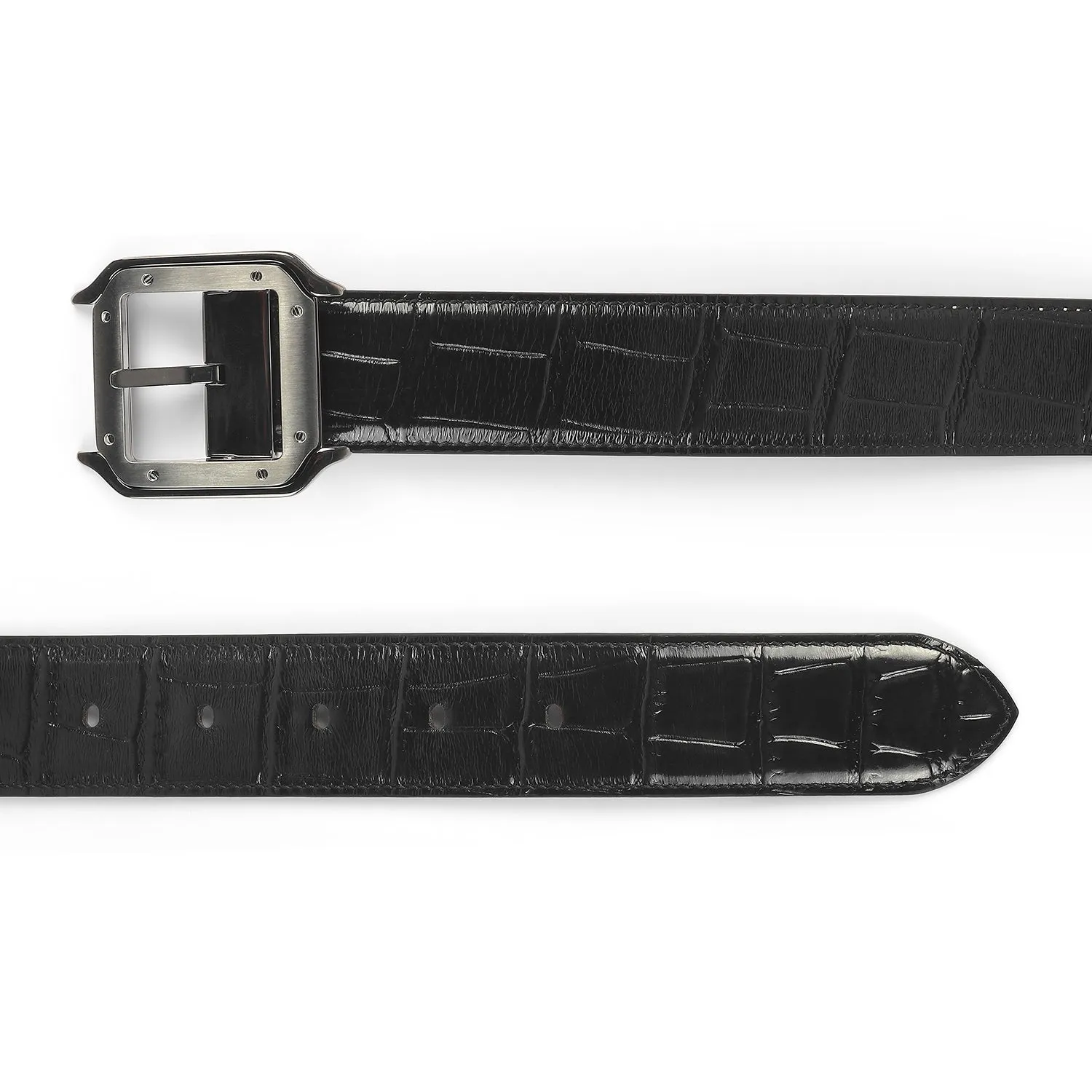 Tresmode Crux Black Men's Leather Belt