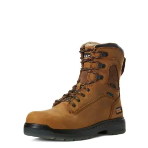 Turbo 8 inch Carbon-Toe Waterproof Work Boot Aged Bark