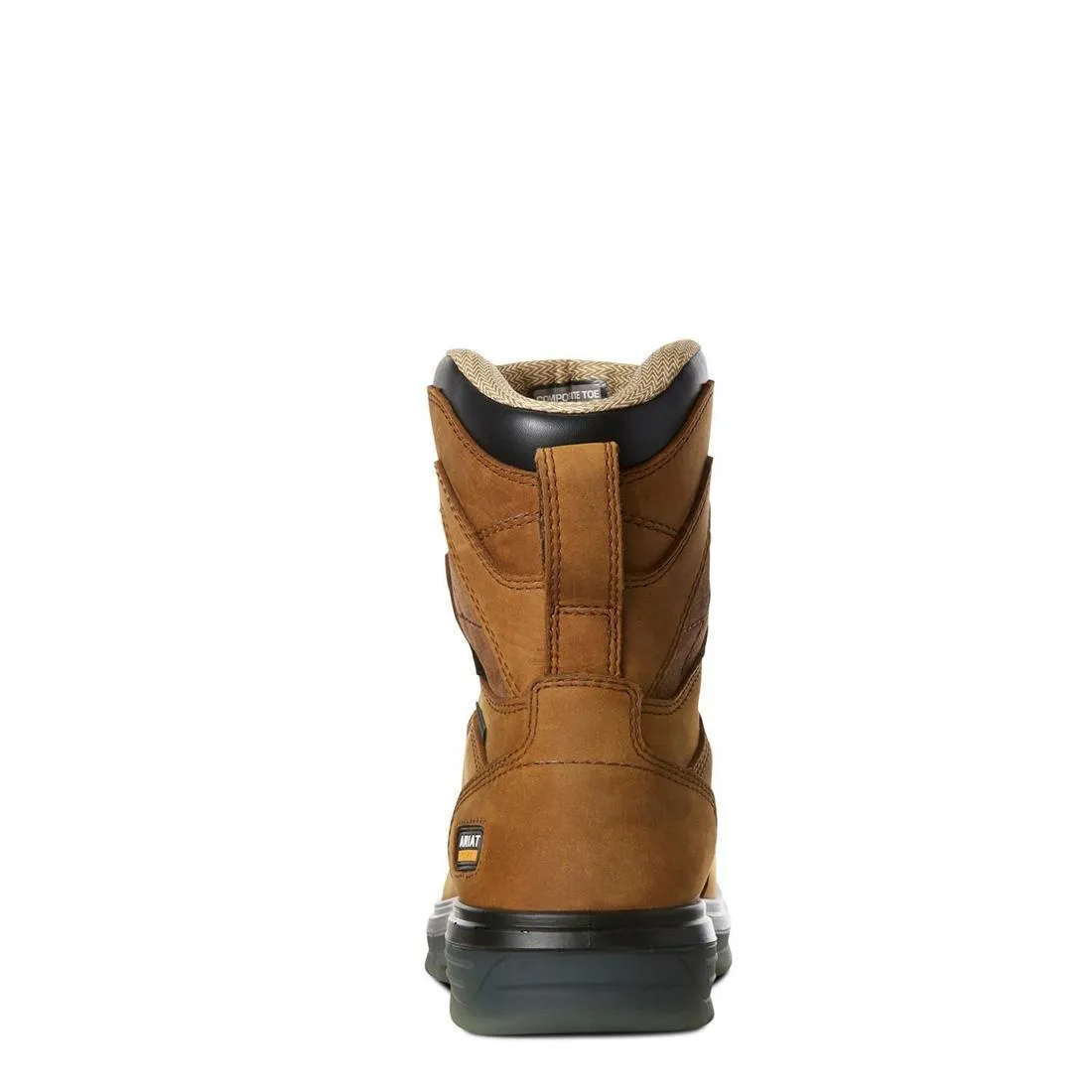 Turbo 8 inch Carbon-Toe Waterproof Work Boot Aged Bark