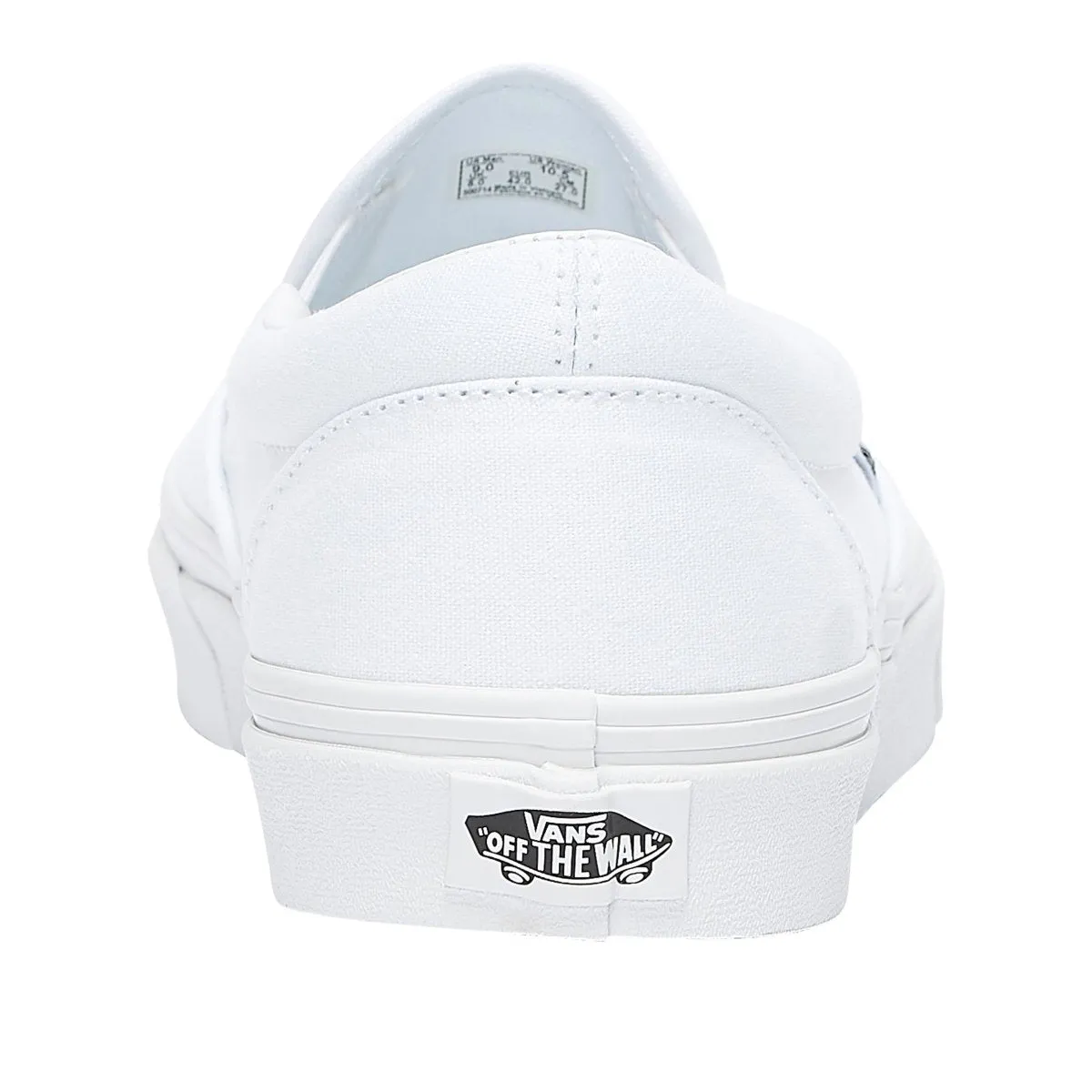 Vans Unisex Classic Slip On True White
