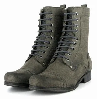 Vintage Boot in Grey from Vegetarian Shoes