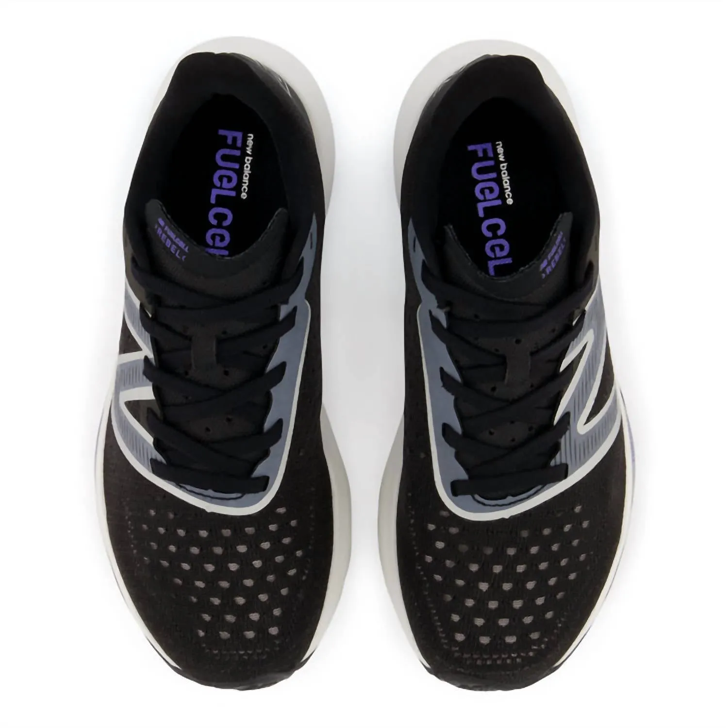 Women Fuel Cell Rebel V3 Running Shoes In Black/aura/vibrant Spring Glo